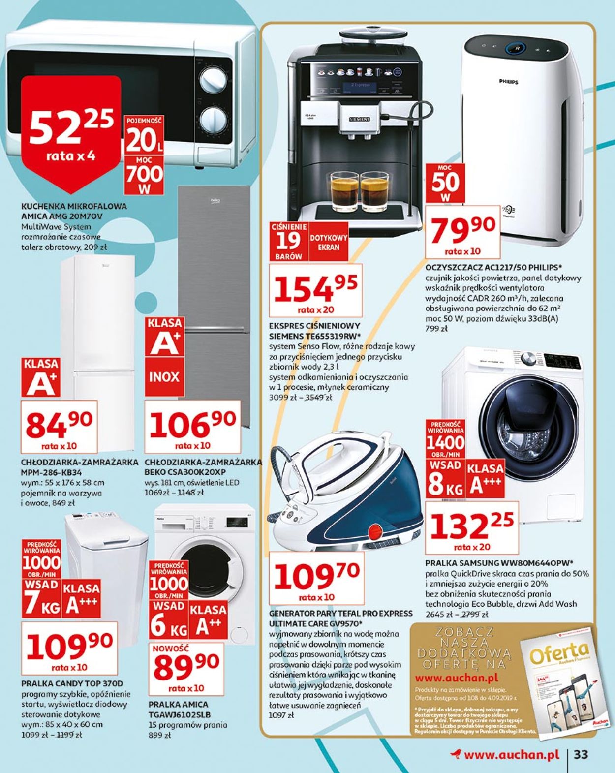 Gazetka promocyjna Auchan - 29.08-04.09.2019 (Strona 33)