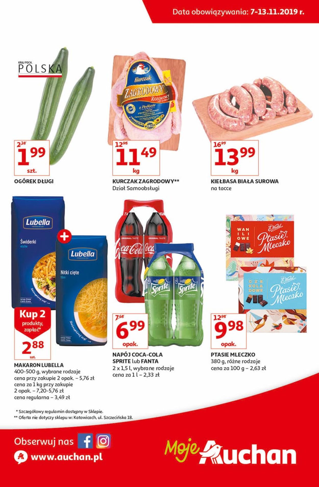 Gazetka promocyjna Auchan - 07.11-13.11.2019