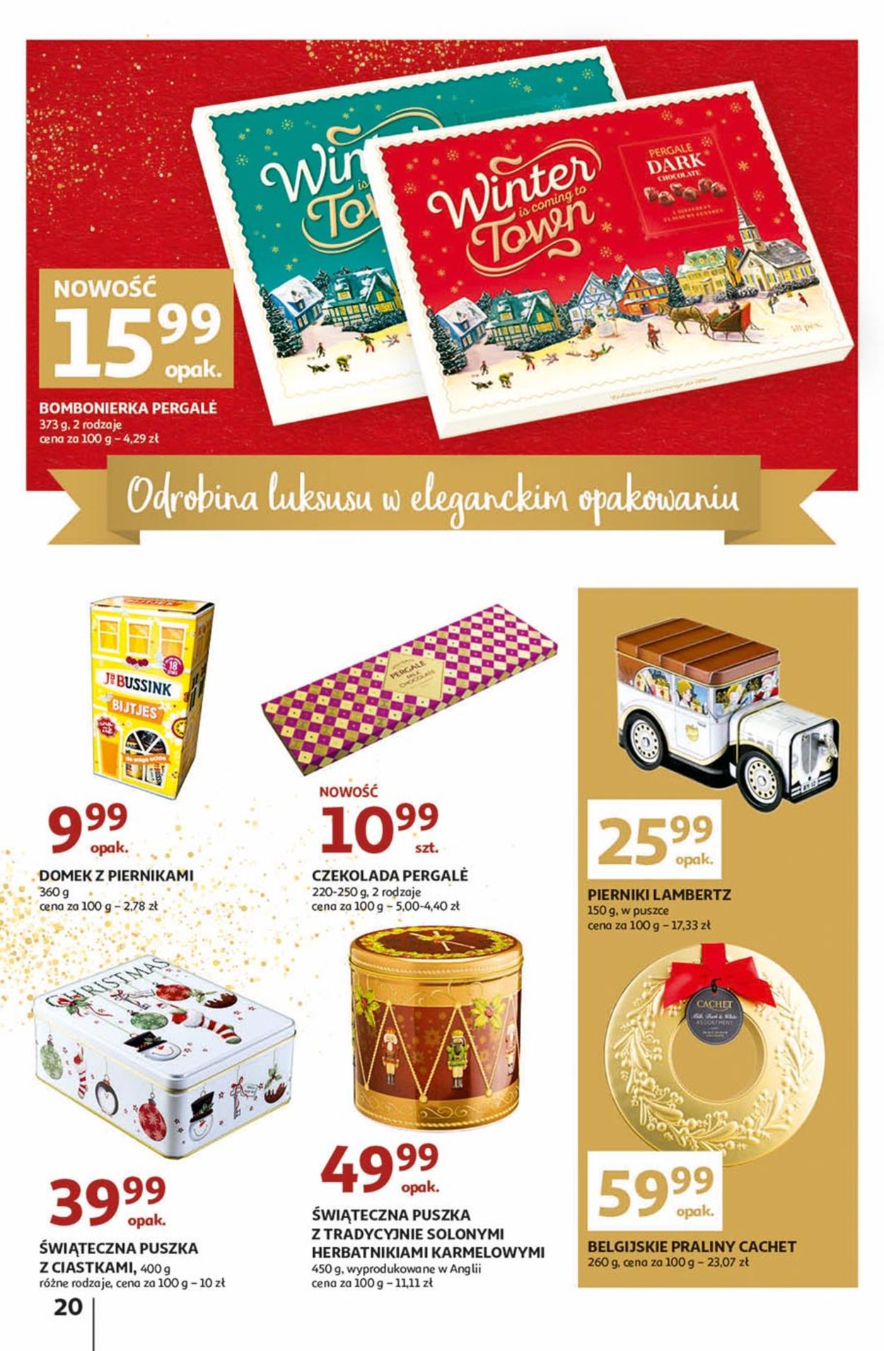Gazetka promocyjna Auchan - Gazetka Świąteczna 2019 - 14.11-27.11.2019 (Strona 20)