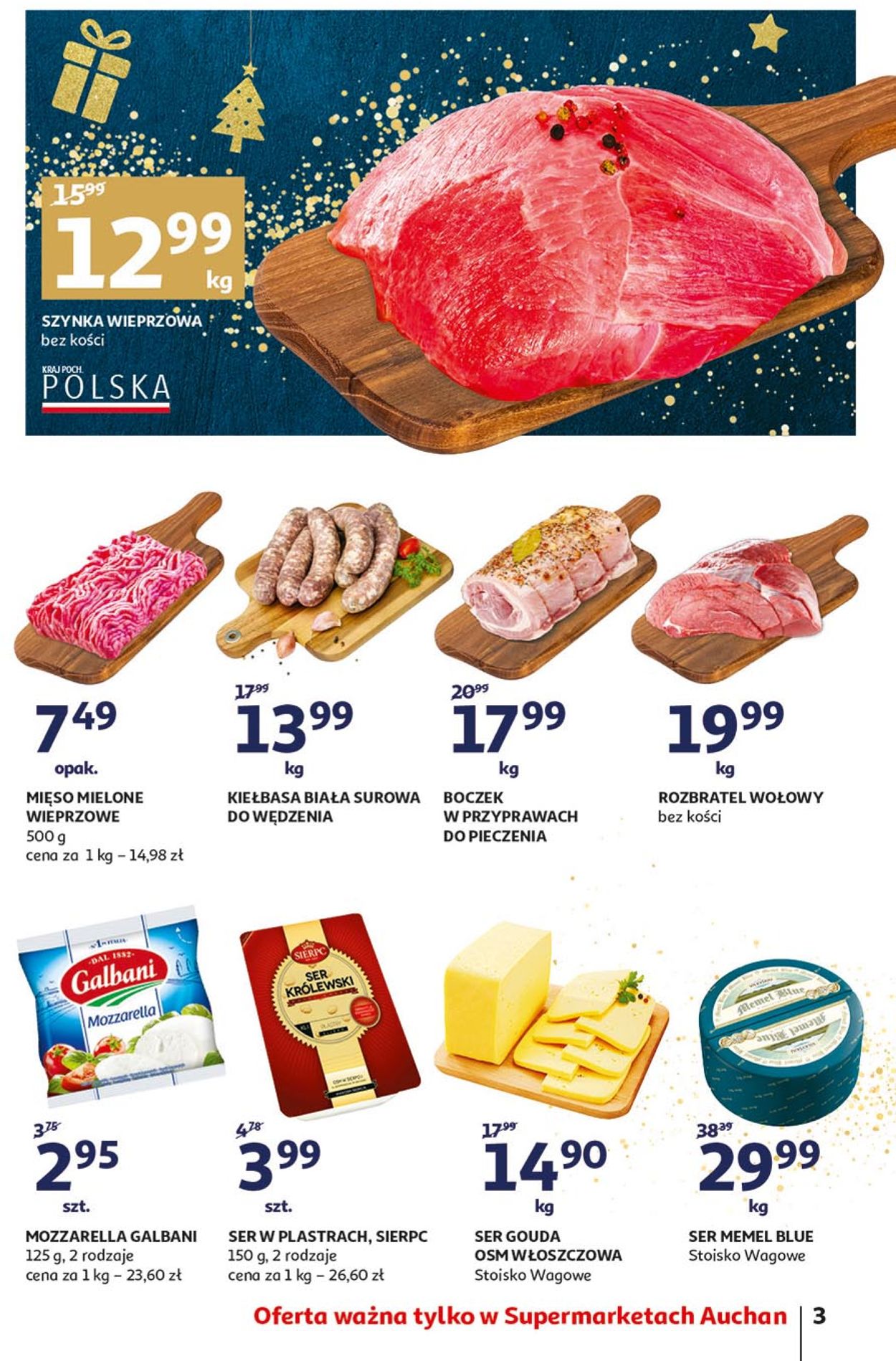 Gazetka promocyjna Auchan - Gazetka Świąteczna 2019 - 14.11-20.11.2019 (Strona 3)