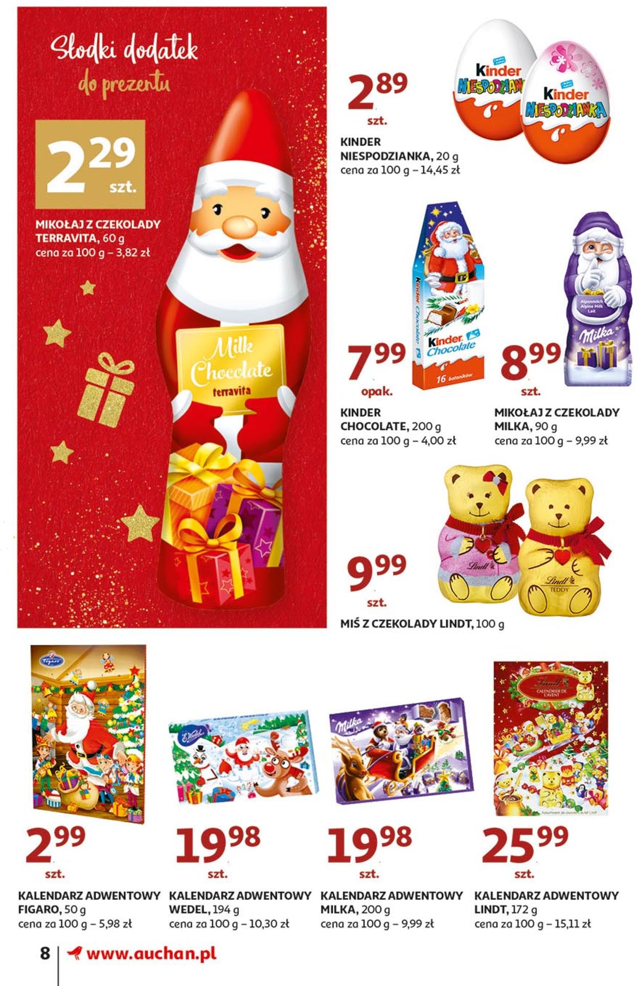 Gazetka promocyjna Auchan - Gazetka Świąteczna 2019 - 14.11-20.11.2019 (Strona 8)