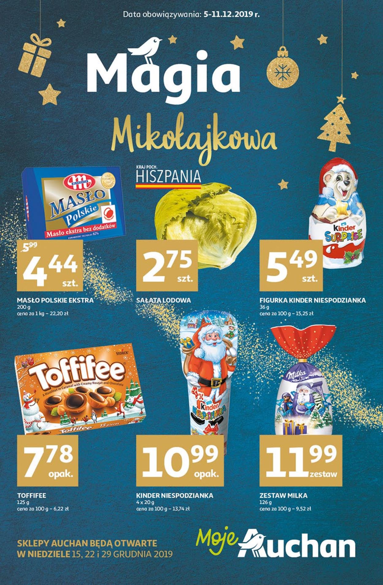 Gazetka promocyjna Auchan - Magia Mikołajkowa - 05.12-11.12.2019