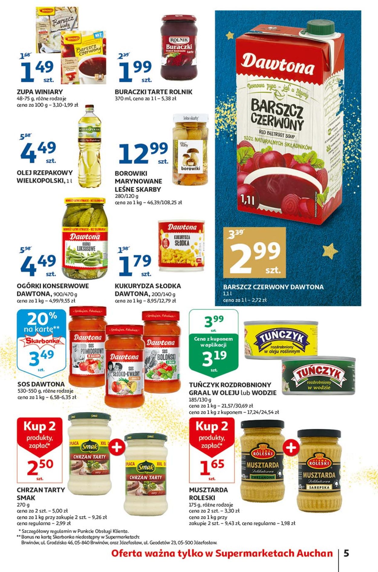 Gazetka promocyjna Auchan - Gazetka Świąteczna 2019 - 12.12-18.12.2019 (Strona 5)