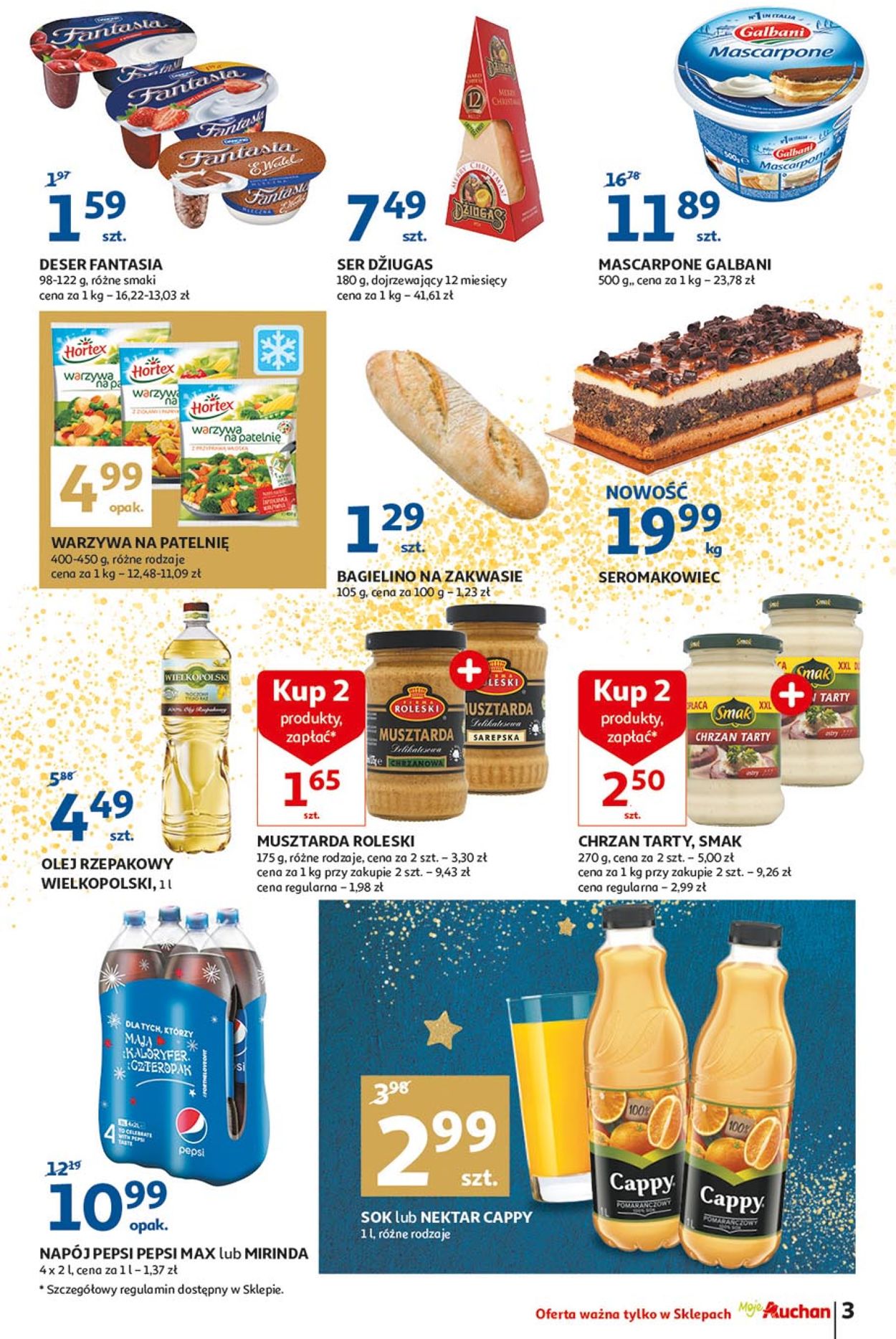 Gazetka promocyjna Auchan - Gazetka Świąteczna 2019 - 12.12-18.12.2019 (Strona 3)