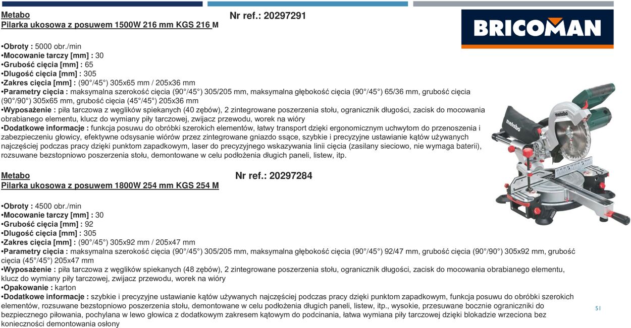 Gazetka promocyjna Bricoman - 16.09-31.10.2022 (Strona 51)