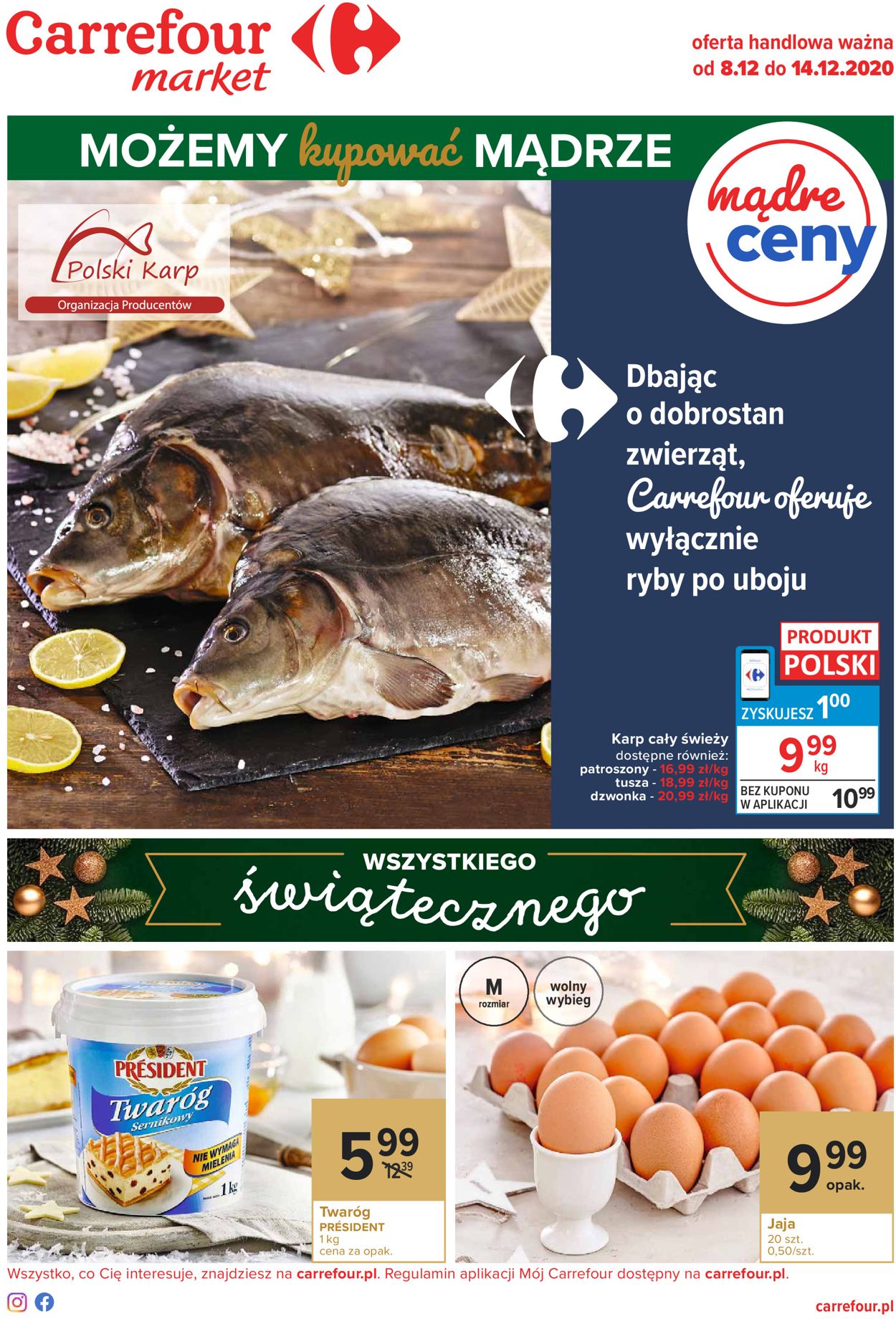 Gazetka promocyjna Carrefour Market Gazetka Świąteczna 2020 - 08.12-14.12.2020