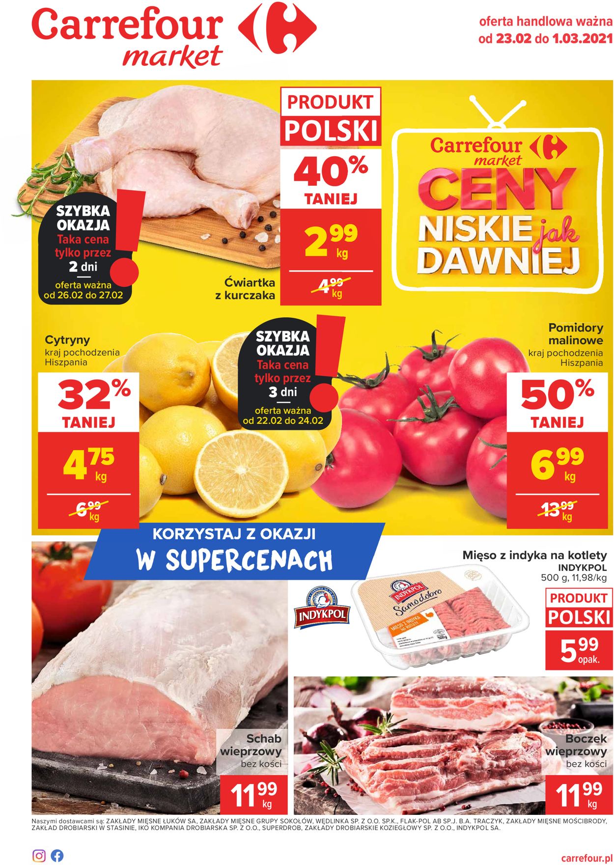 Gazetka promocyjna Carrefour Market - 23.02-01.03.2021