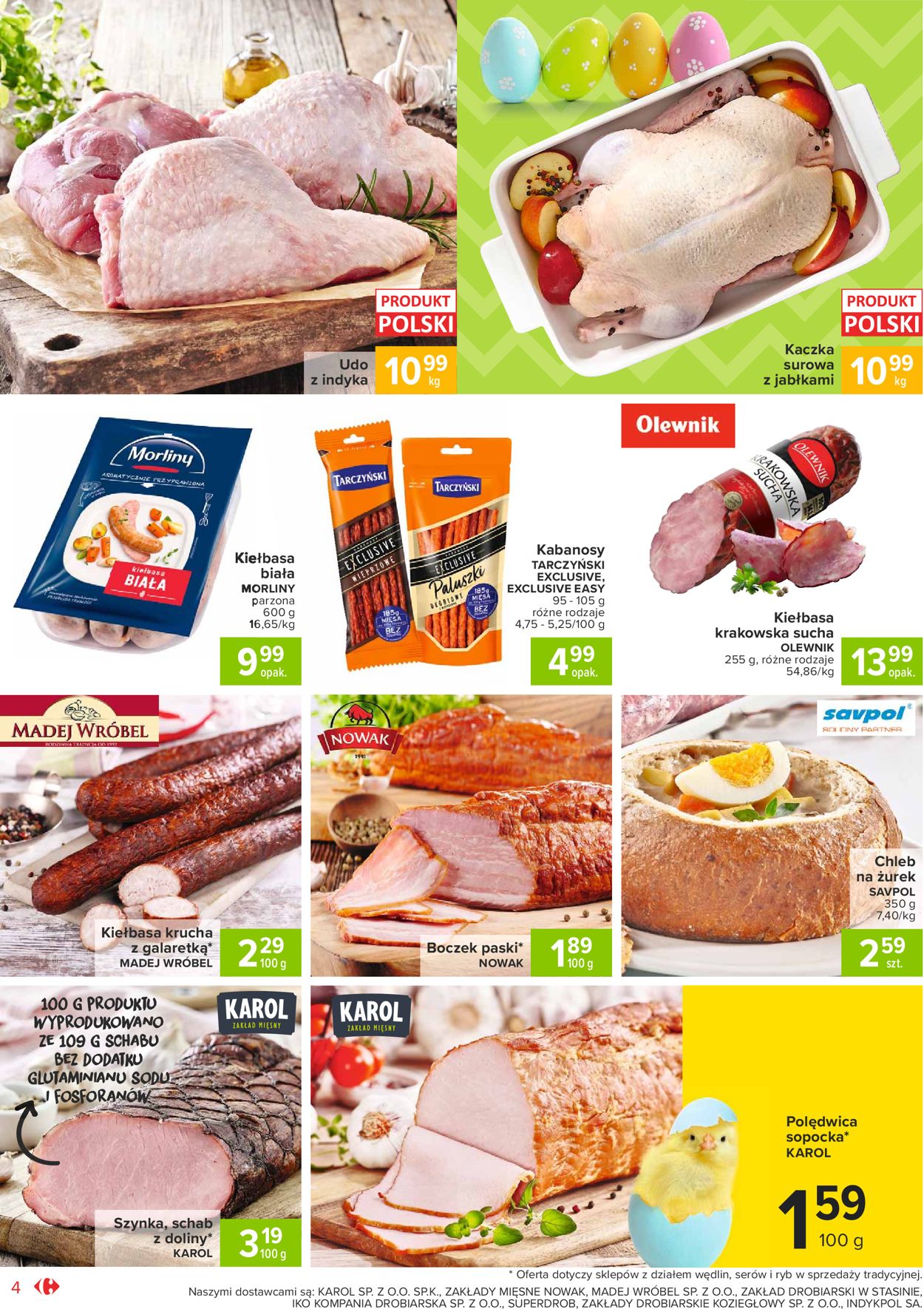 Gazetka promocyjna Carrefour Market Wielkanoc 2021! - 29.03-03.04.2021 (Strona 4)
