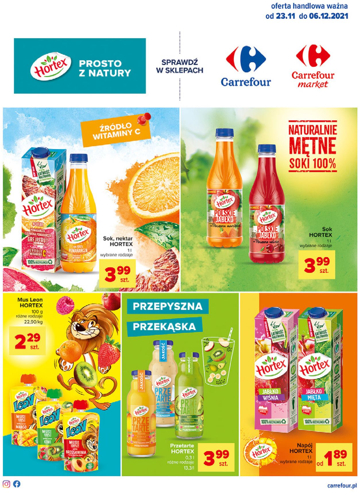 Gazetka promocyjna Carrefour Market - 23.11-06.12.2021