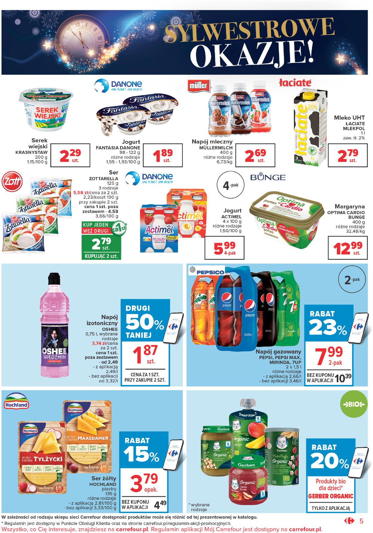 Gazetka promocyjna Carrefour Market SYLWESTER 2021 - 28.12-09.01.2022 (Strona 5)