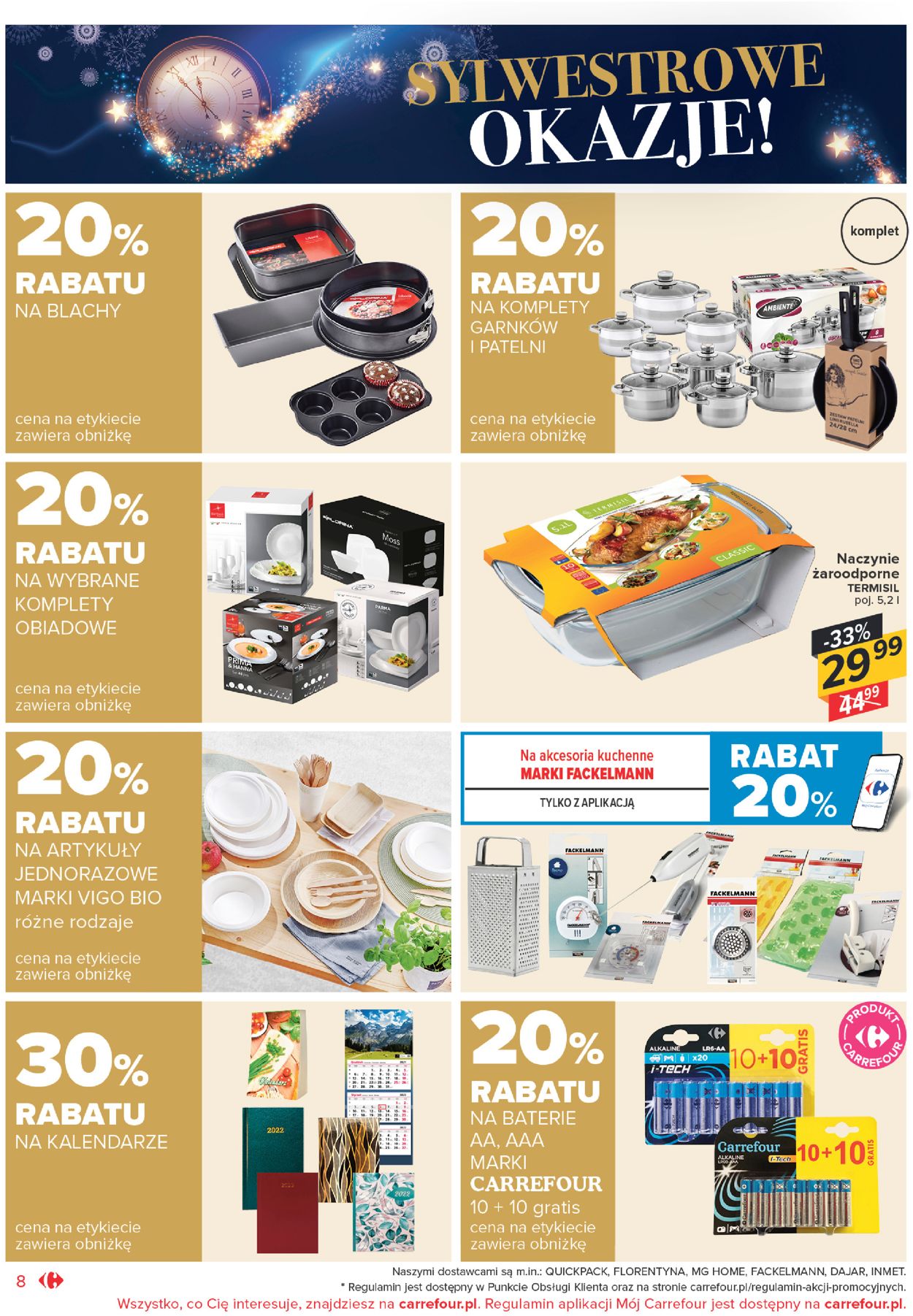Gazetka promocyjna Carrefour Market SYLWESTER 2021 - 28.12-09.01.2022 (Strona 8)
