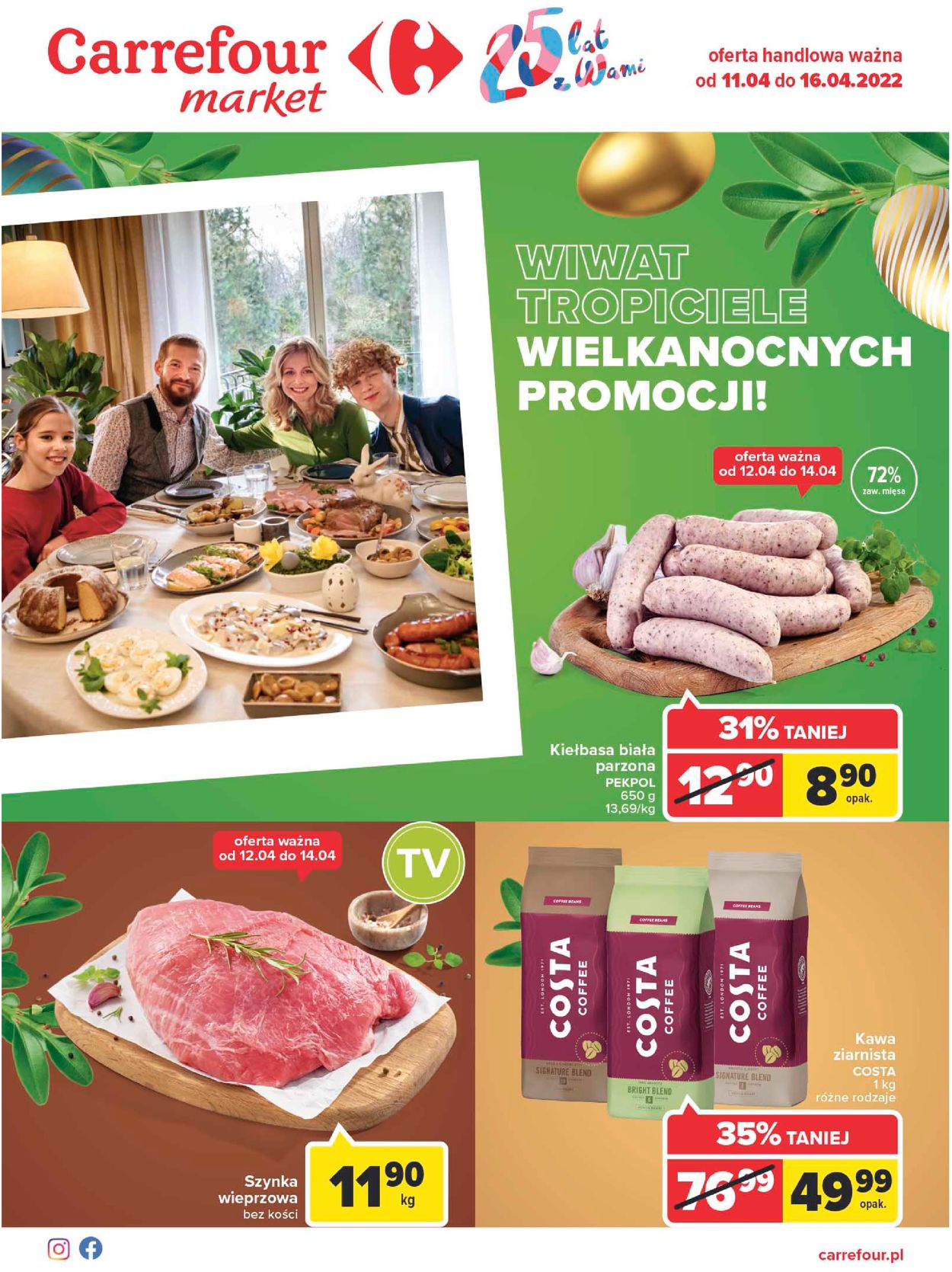 Gazetka promocyjna Carrefour Market WIELKANOC 2022 - 11.04-16.04.2022