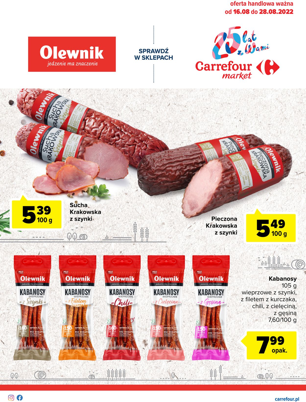 Gazetka promocyjna Carrefour Market - 16.08-28.08.2022