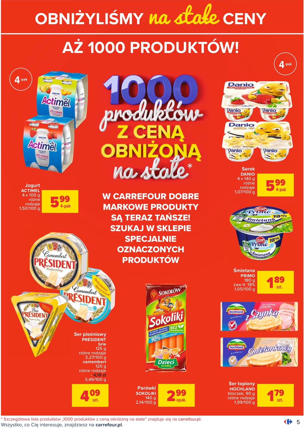 Gazetka promocyjna Carrefour Ceny niskie jak dawniej - 07.01-16.01.2021 (Strona 5)