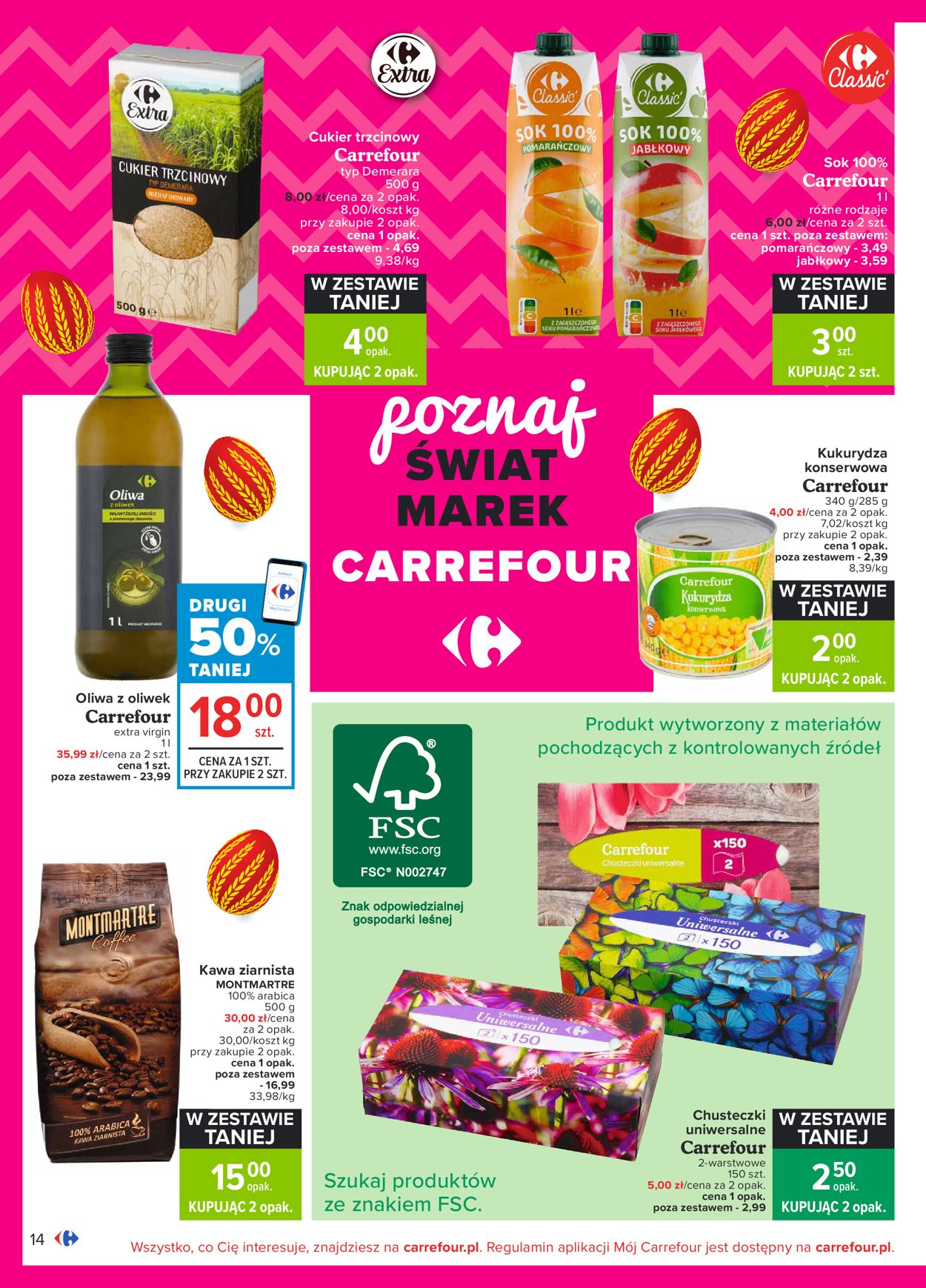 Gazetka promocyjna Carrefour Wielkanoc 2021 - 23.03-28.03.2021 (Strona 14)