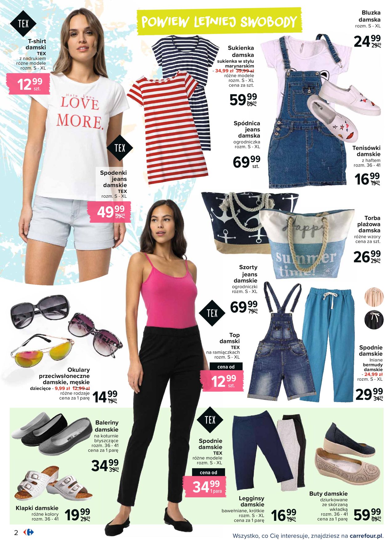 Gazetka promocyjna Carrefour Moda pełna słońca - 04.05-15.05.2021 (Strona 2)