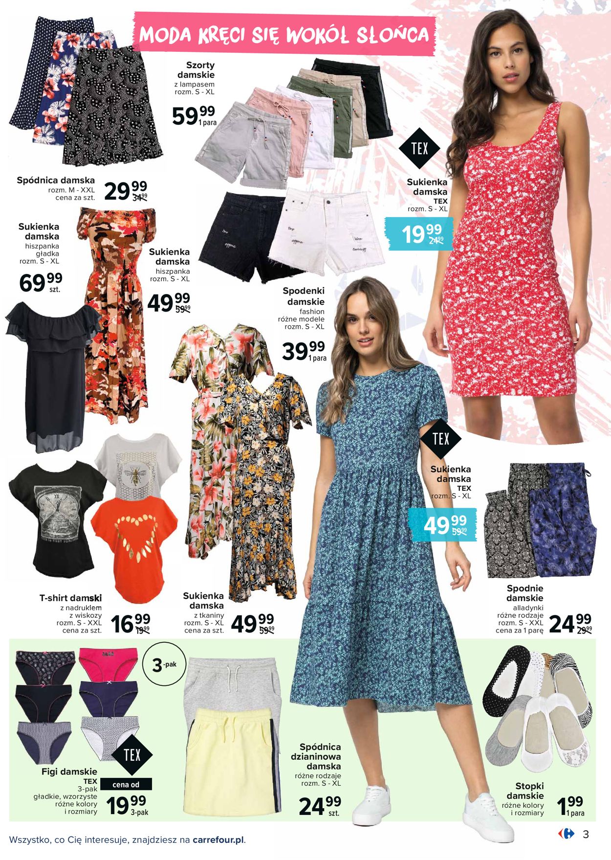 Gazetka promocyjna Carrefour Moda pełna słońca - 04.05-15.05.2021 (Strona 3)