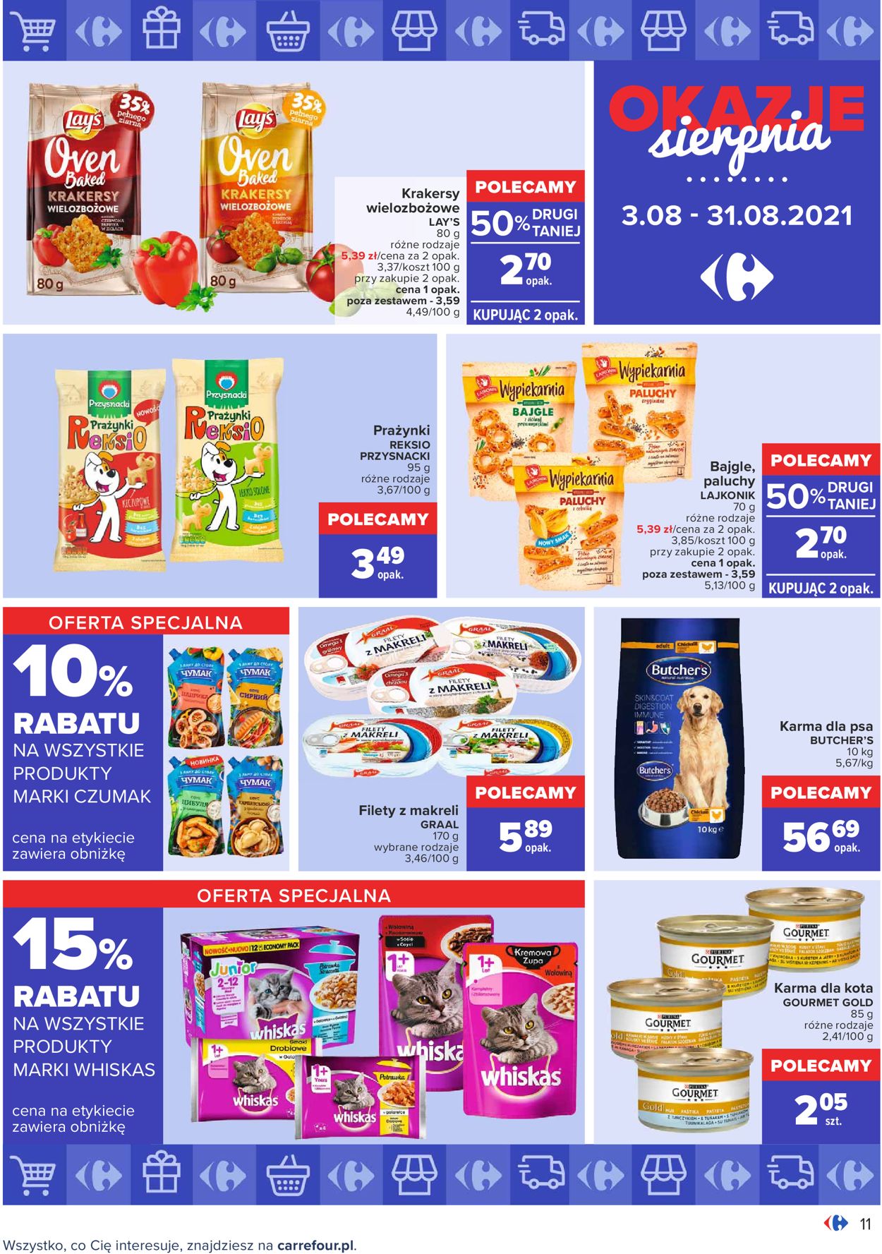 Gazetka promocyjna Carrefour - 03.08-31.08.2021 (Strona 11)
