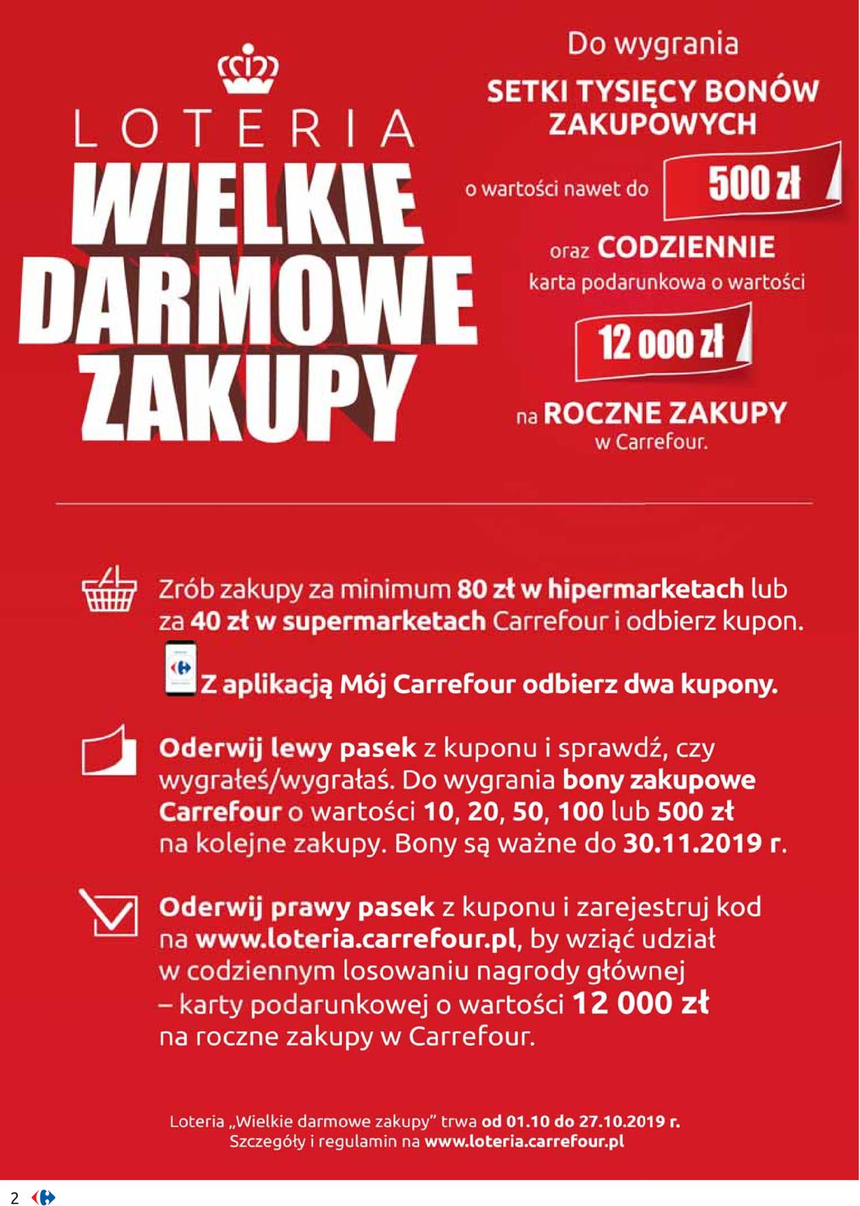 Gazetka promocyjna Carrefour - 01.10-05.10.2019 (Strona 2)