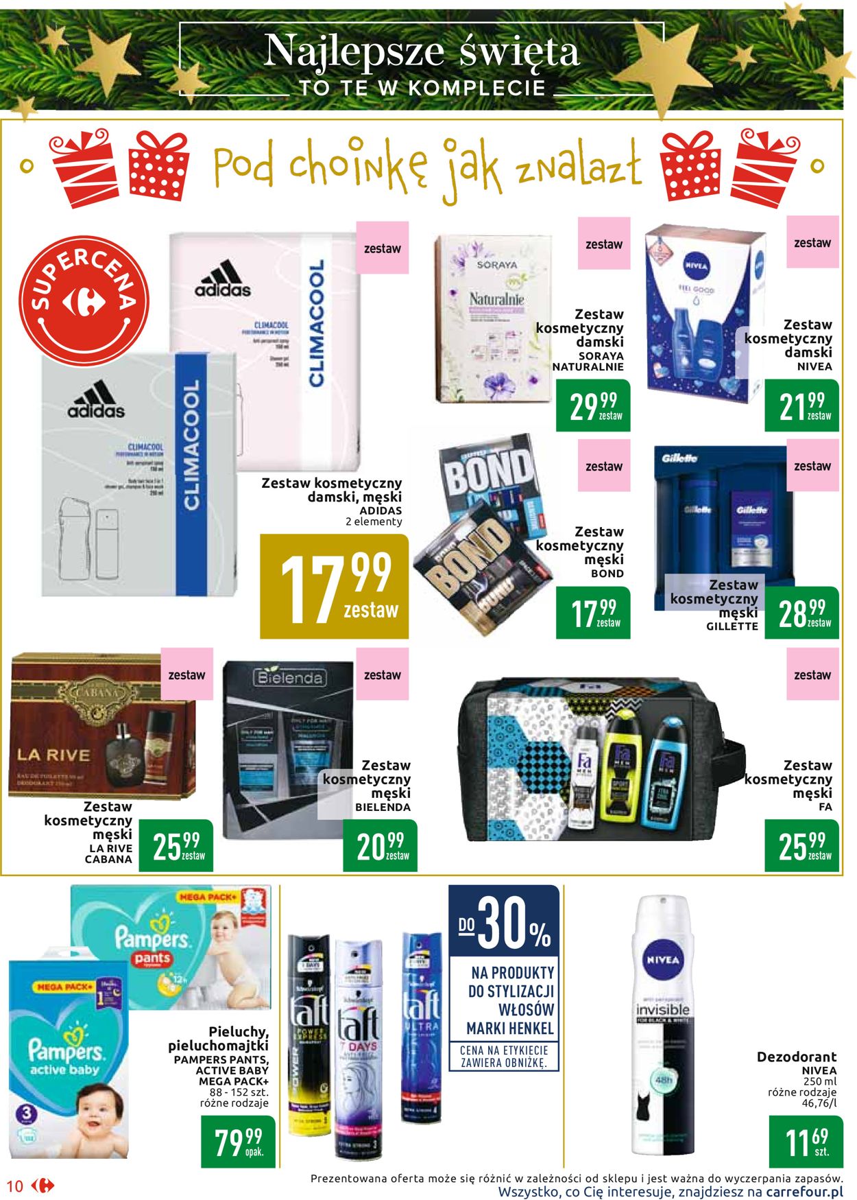 Gazetka promocyjna Carrefour Świąteczna Gazetka 2019 - 26.11-07.12.2019 (Strona 10)