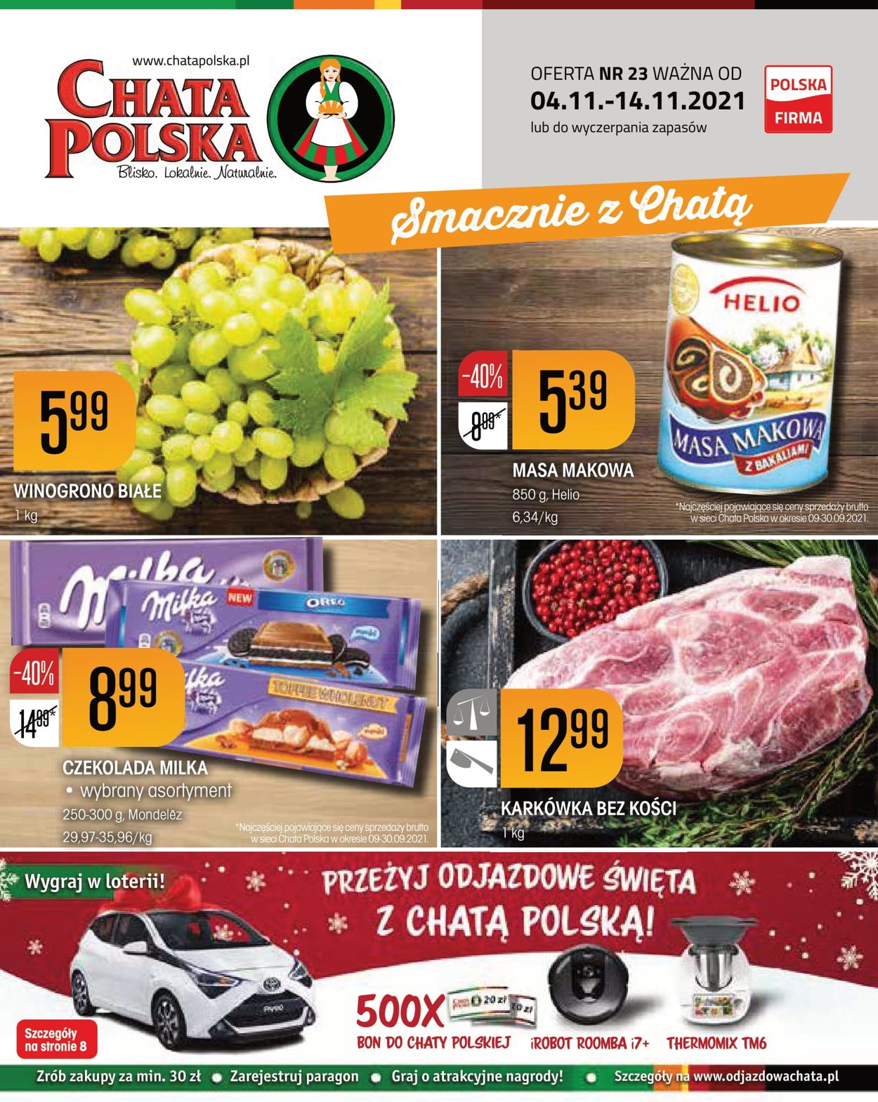 Gazetka promocyjna Chata Polska - 04.11-14.11.2021