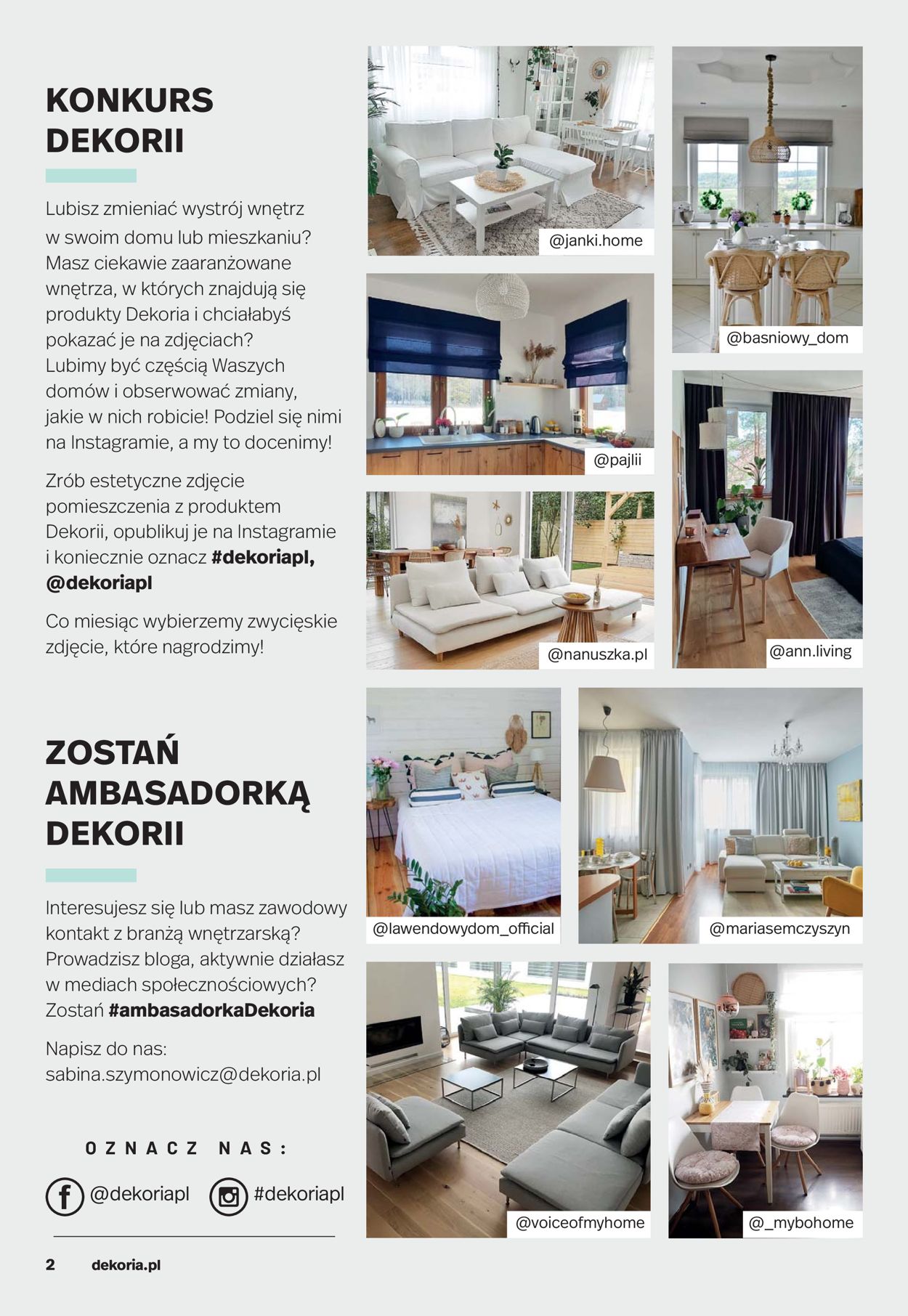 Gazetka promocyjna Dekoria - 01.09-28.02.2021 (Strona 2)