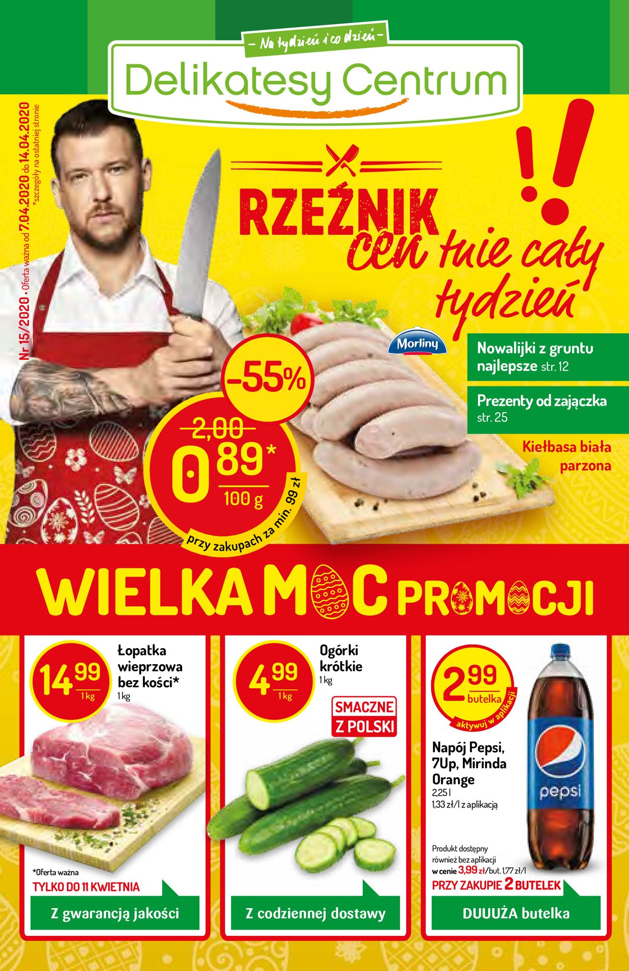 Gazetka promocyjna Delikatesy Centrum - 07.04-14.04.2020