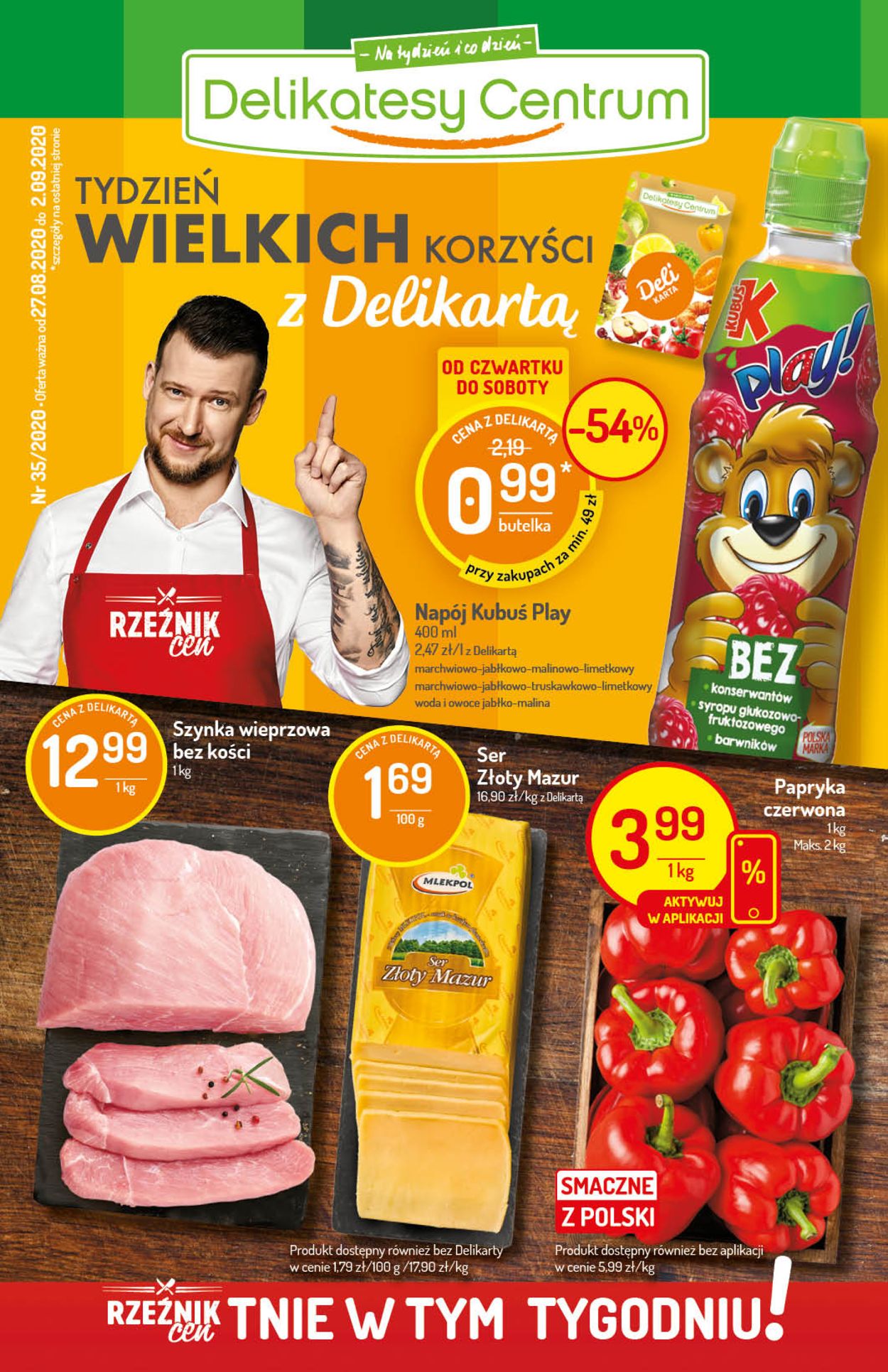 Gazetka promocyjna Delikatesy Centrum - 27.08-02.09.2020