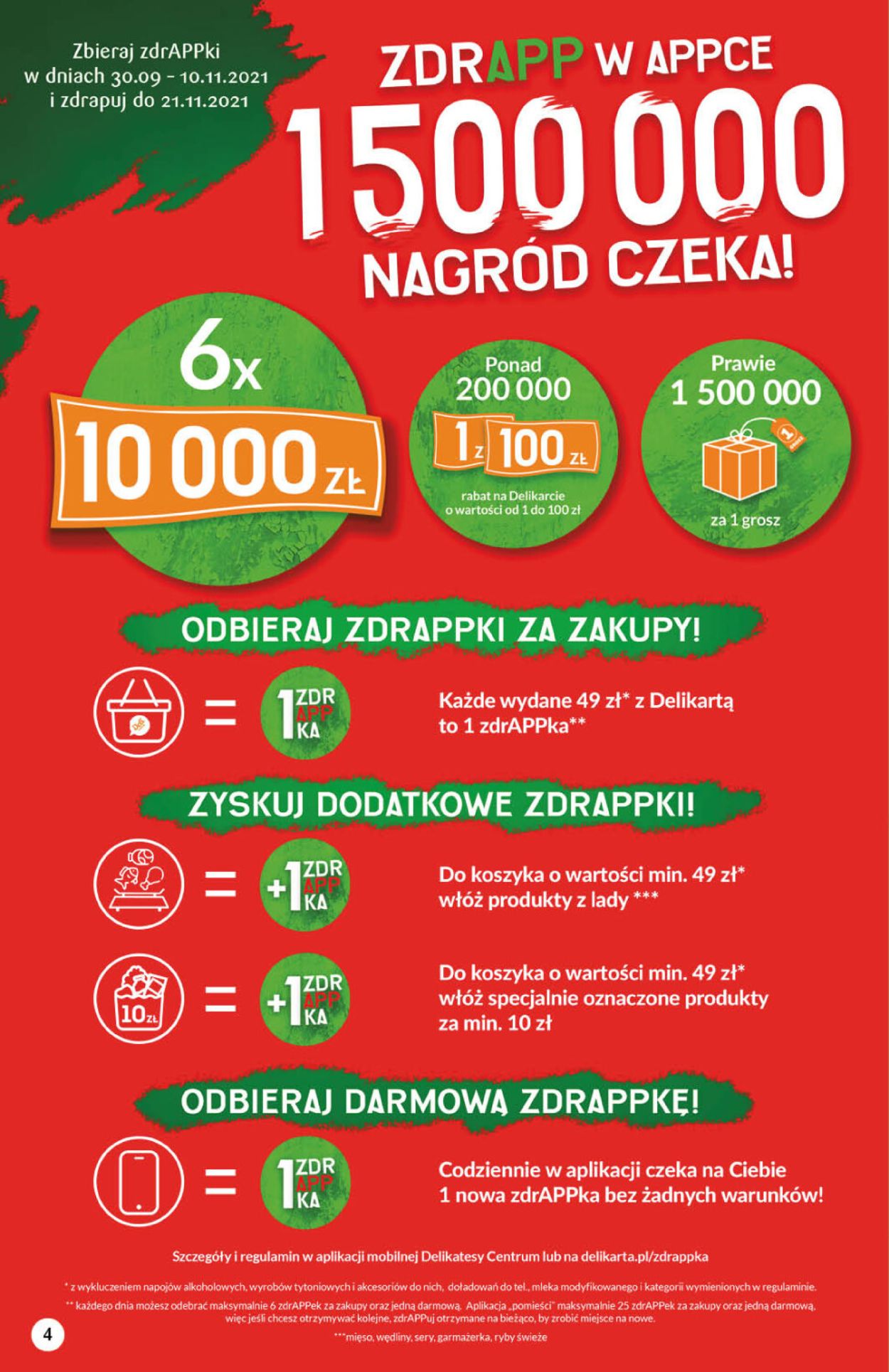 Gazetka promocyjna Delikatesy Centrum Znicze - 21.10-27.10.2021 (Strona 4)