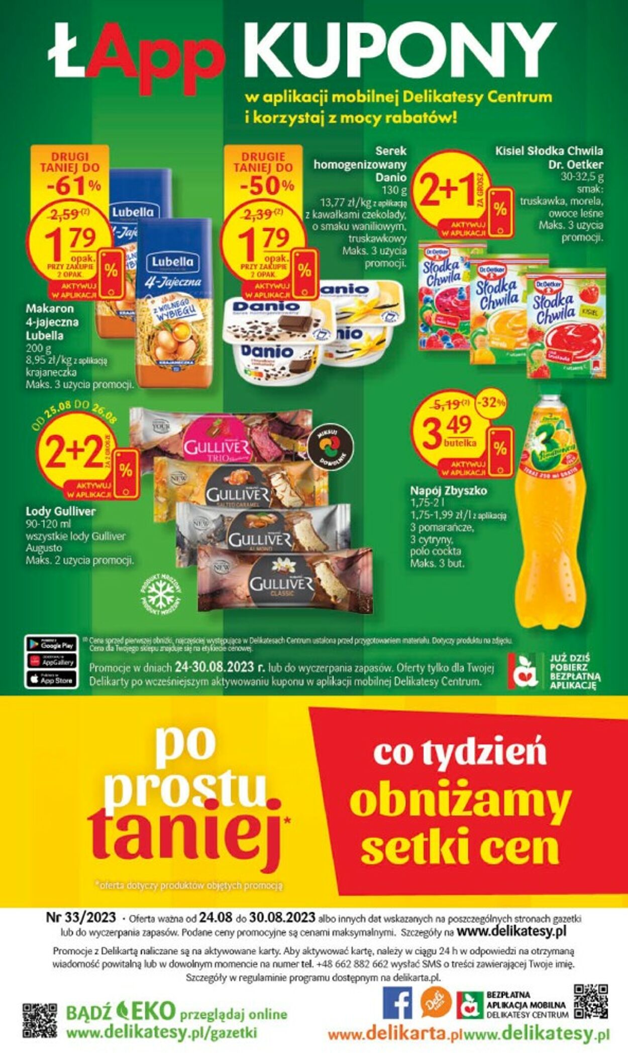 Gazetka promocyjna Delikatesy Centrum - 24.08-30.08.2023 (Strona 32)