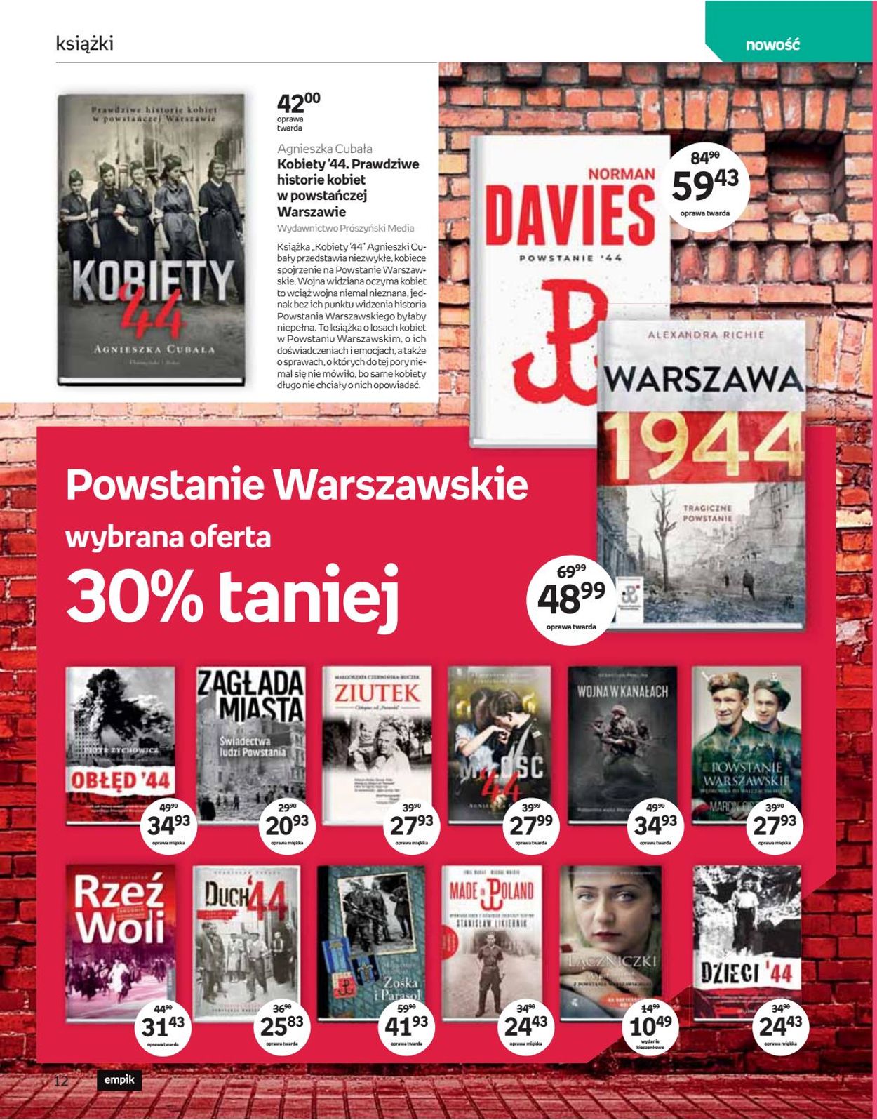 Gazetka promocyjna Empik - 29.07-11.08.2020 (Strona 12)
