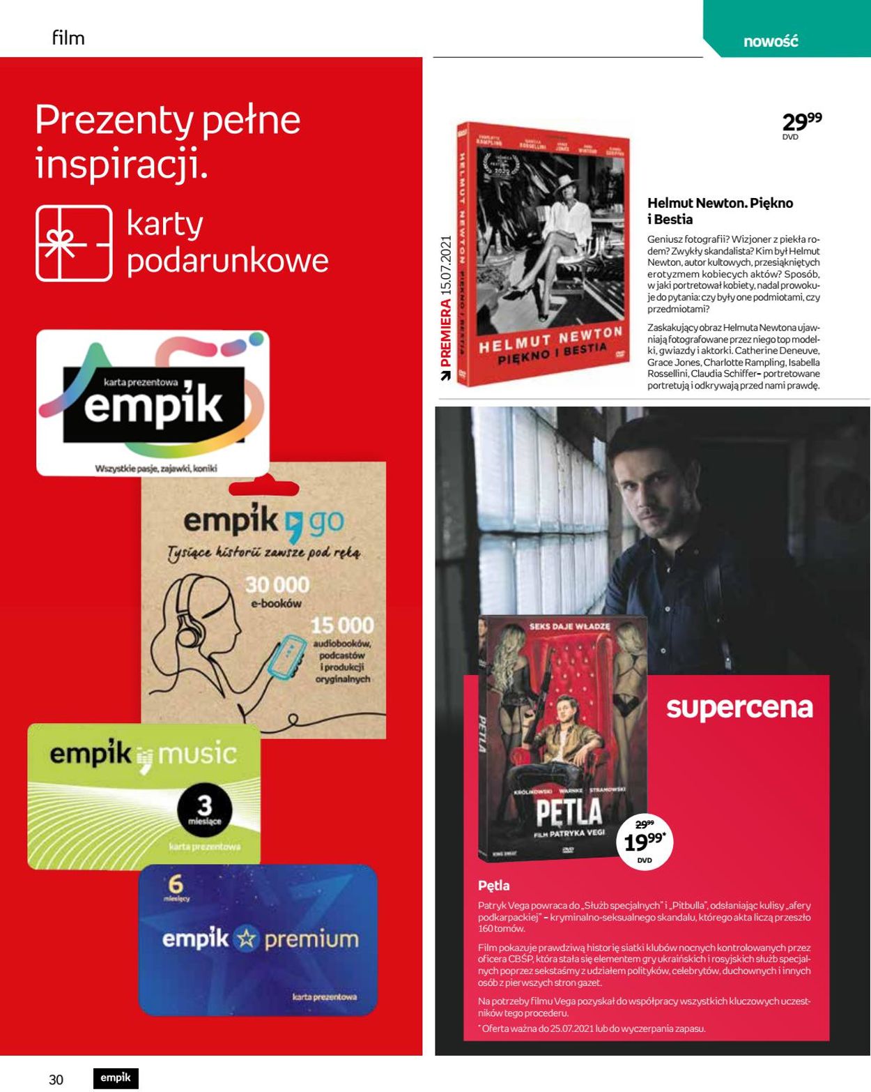 Gazetka promocyjna Empik - 14.07-27.07.2021 (Strona 30)