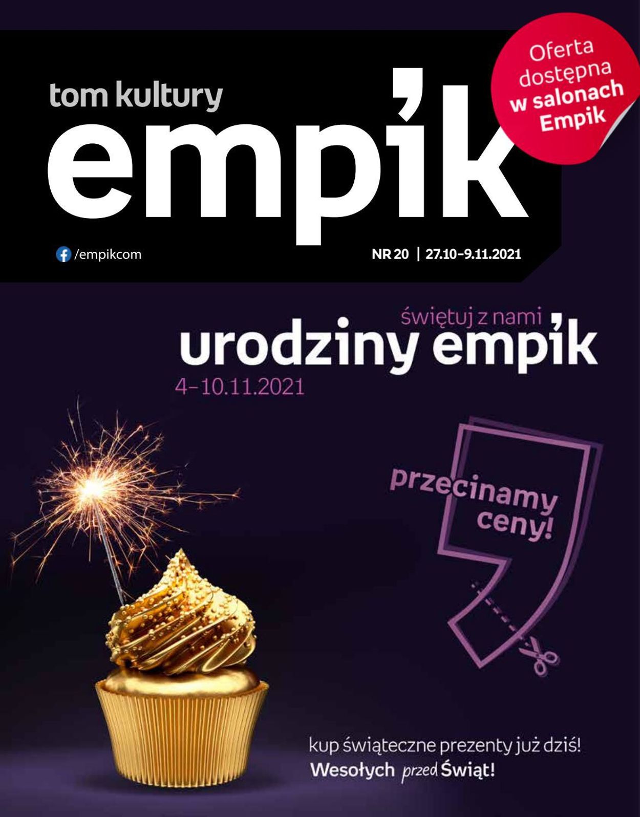 Gazetka promocyjna Empik Urodziny - 27.10-09.11.2021