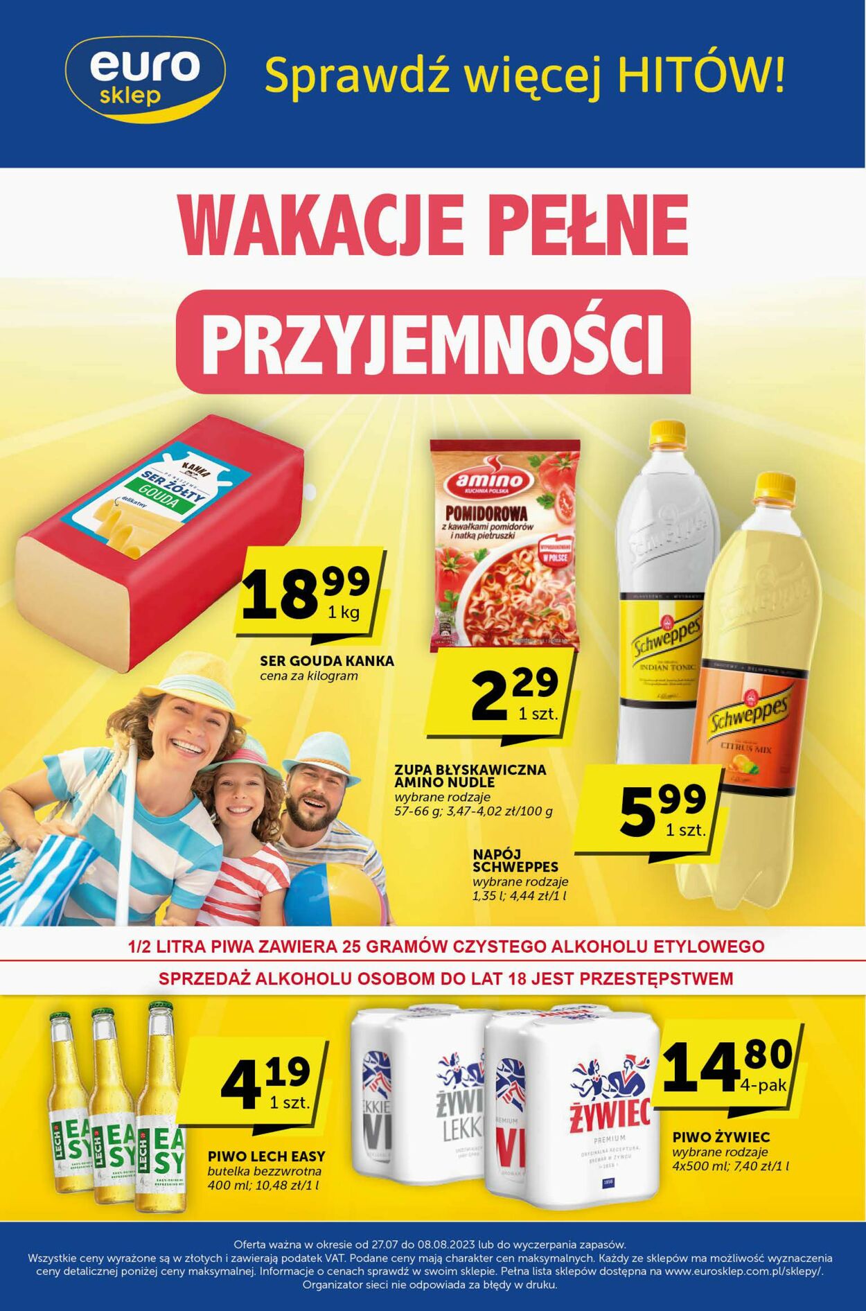 Gazetka promocyjna Euro Sklep - 27.07-08.08.2023