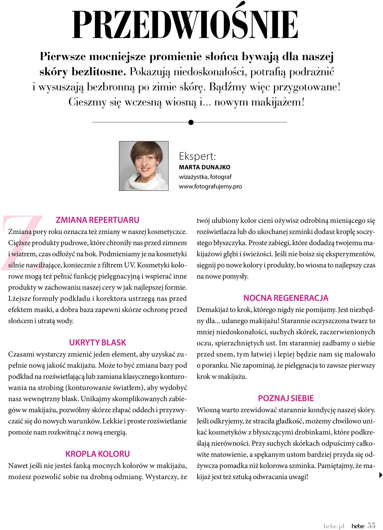 Gazetka promocyjna Hebe - 01.03-31.03.2020 (Strona 55)