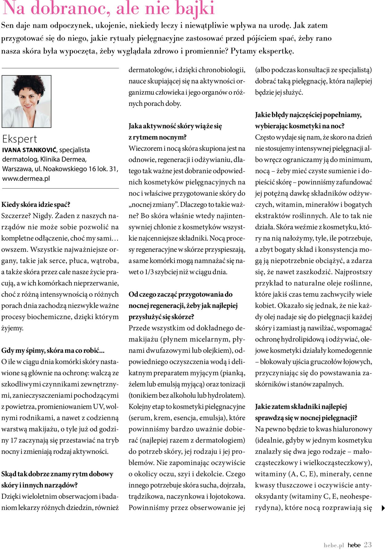 Gazetka promocyjna Hebe - 01.09-31.10.2022 (Strona 23)