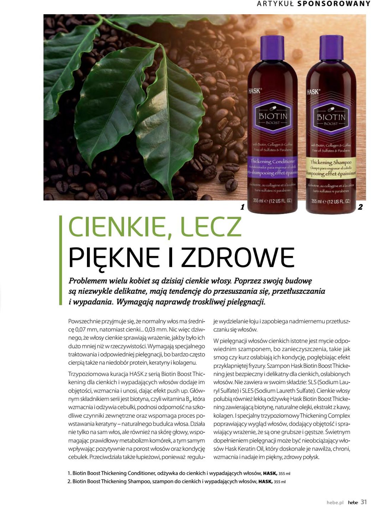 Gazetka promocyjna Hebe - 01.05-31.05.2019 (Strona 31)