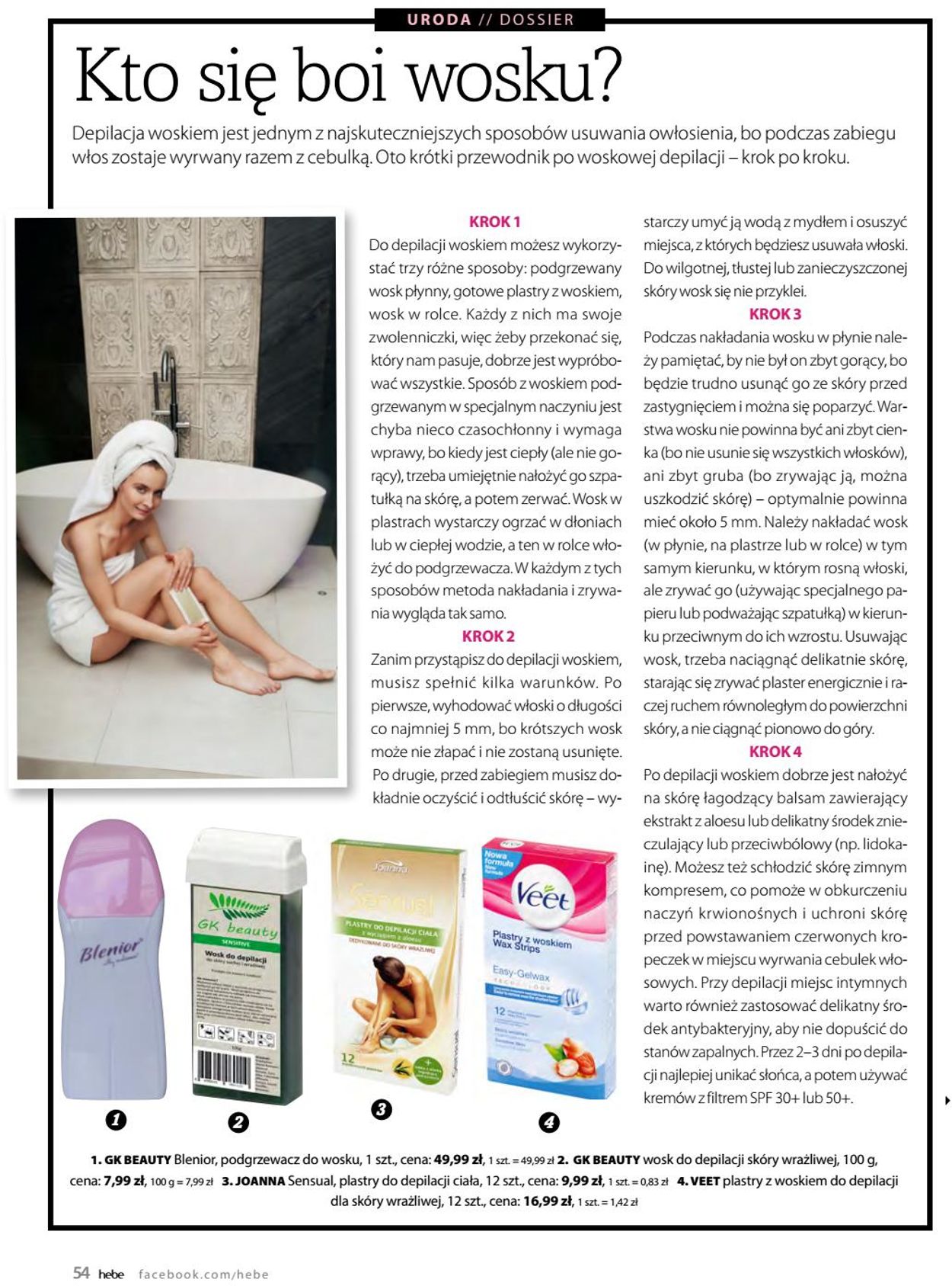 Gazetka promocyjna Hebe - 01.05-31.05.2019 (Strona 54)