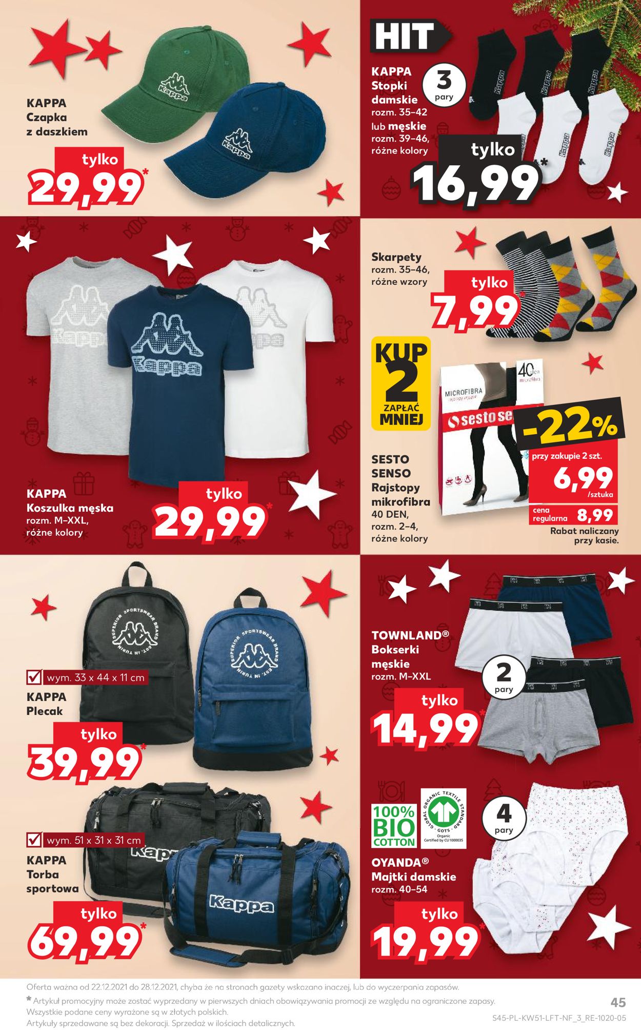 Gazetka promocyjna Kaufland Boże Narodzenie 2021 - 22.12-28.12.2021 (Strona 45)
