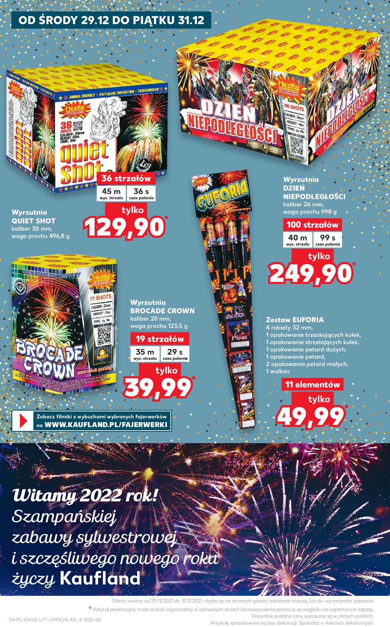 Gazetka promocyjna Kaufland SYLWESTER 2021 - 29.12-04.01.2022 (Strona 4)