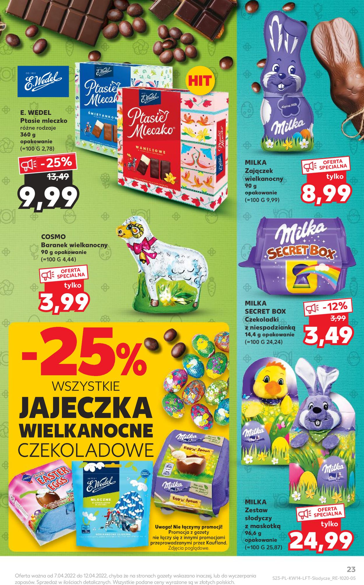 Gazetka promocyjna Kaufland WIELKANOC 2022 - 07.04-12.04.2022 (Strona 23)