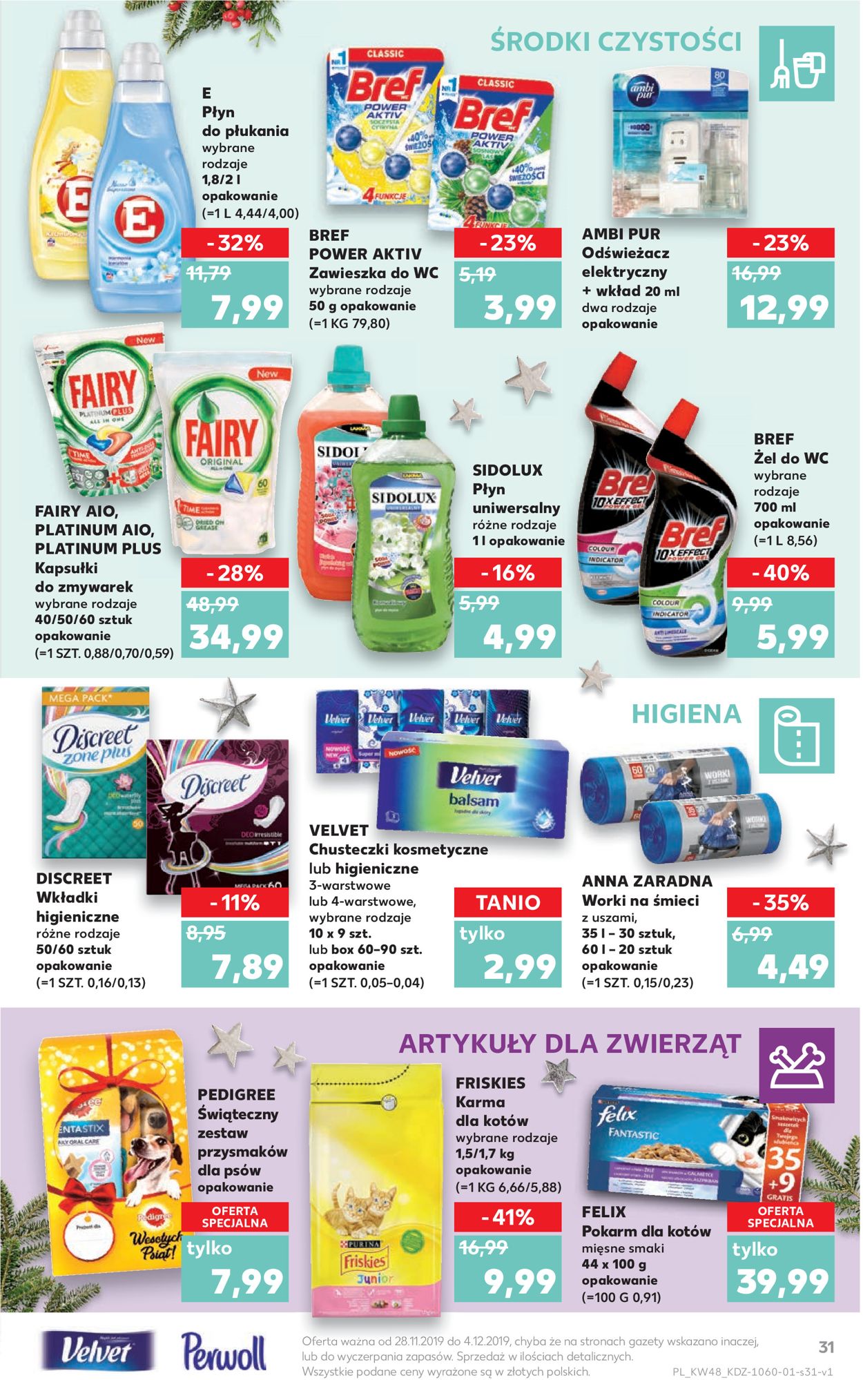 Gazetka promocyjna Kaufland - 28.11-04.12.2019 (Strona 31)