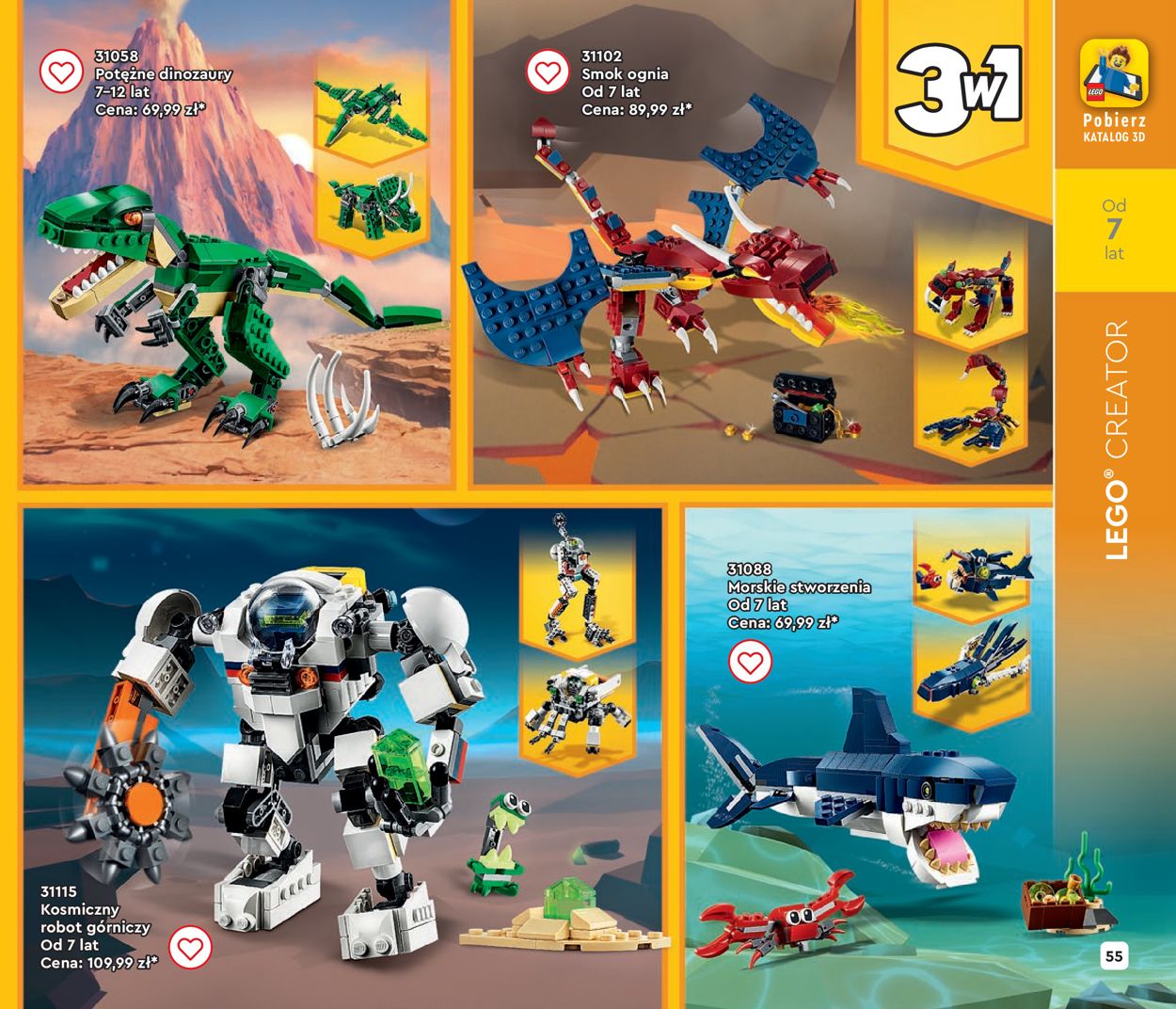 Gazetka promocyjna LEGO - 01.07-31.12.2021 (Strona 55)