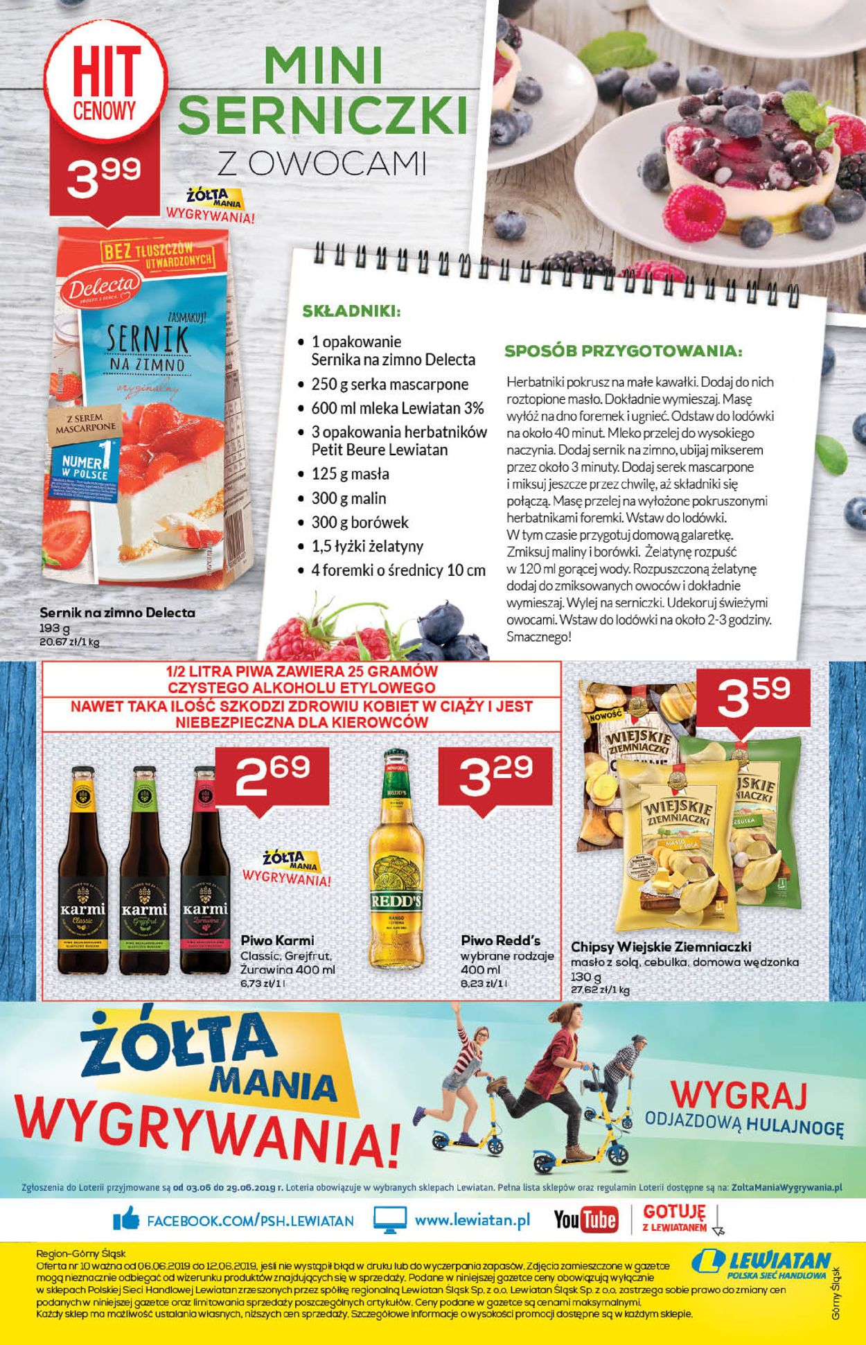 Gazetka promocyjna Lewiatan - 06.06-12.06.2019 (Strona 8)