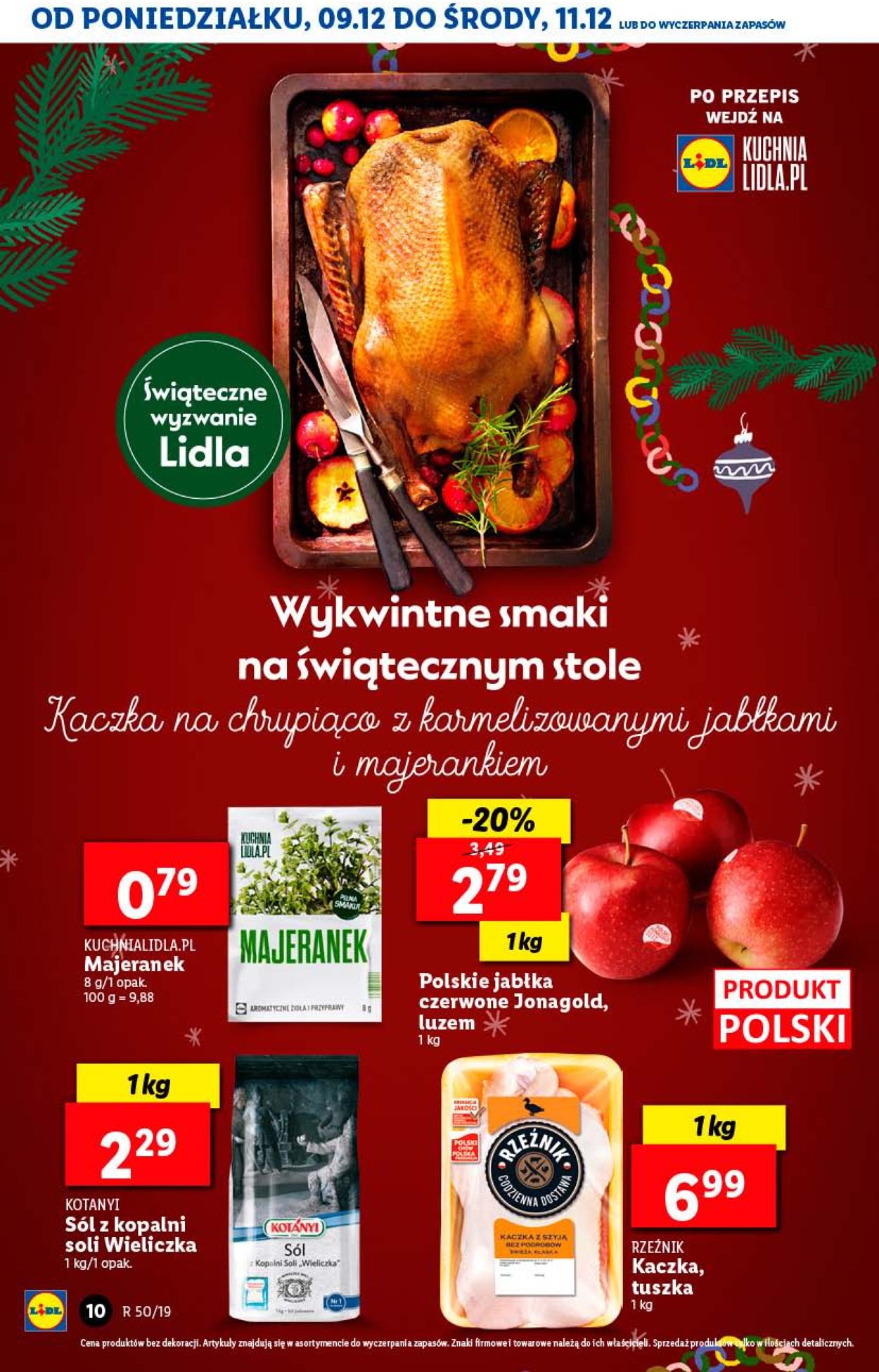 Gazetka promocyjna LIDL - Gazetka Świąteczna 2019 - 09.12-11.12.2019 (Strona 10)