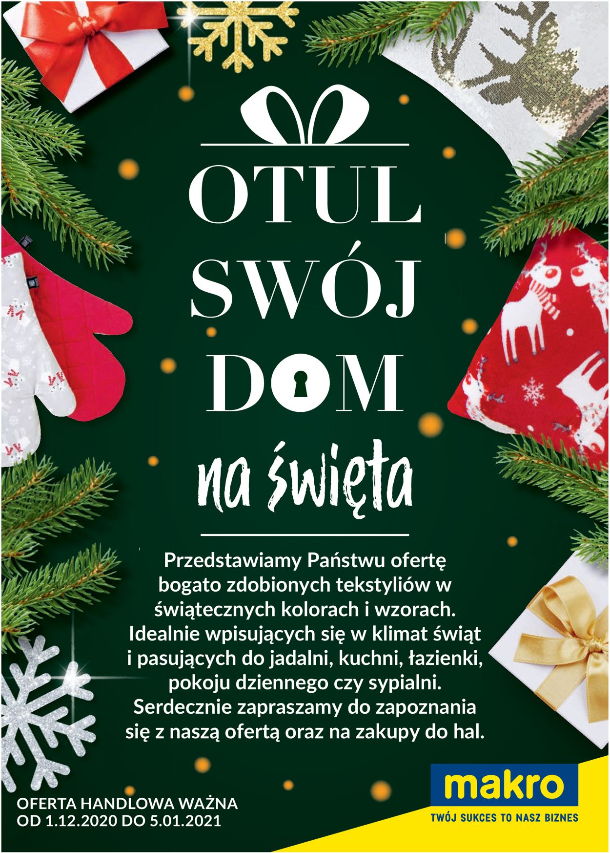 Gazetka promocyjna Makro Gazetka Świąteczna 2020 - 01.12-05.01.2021