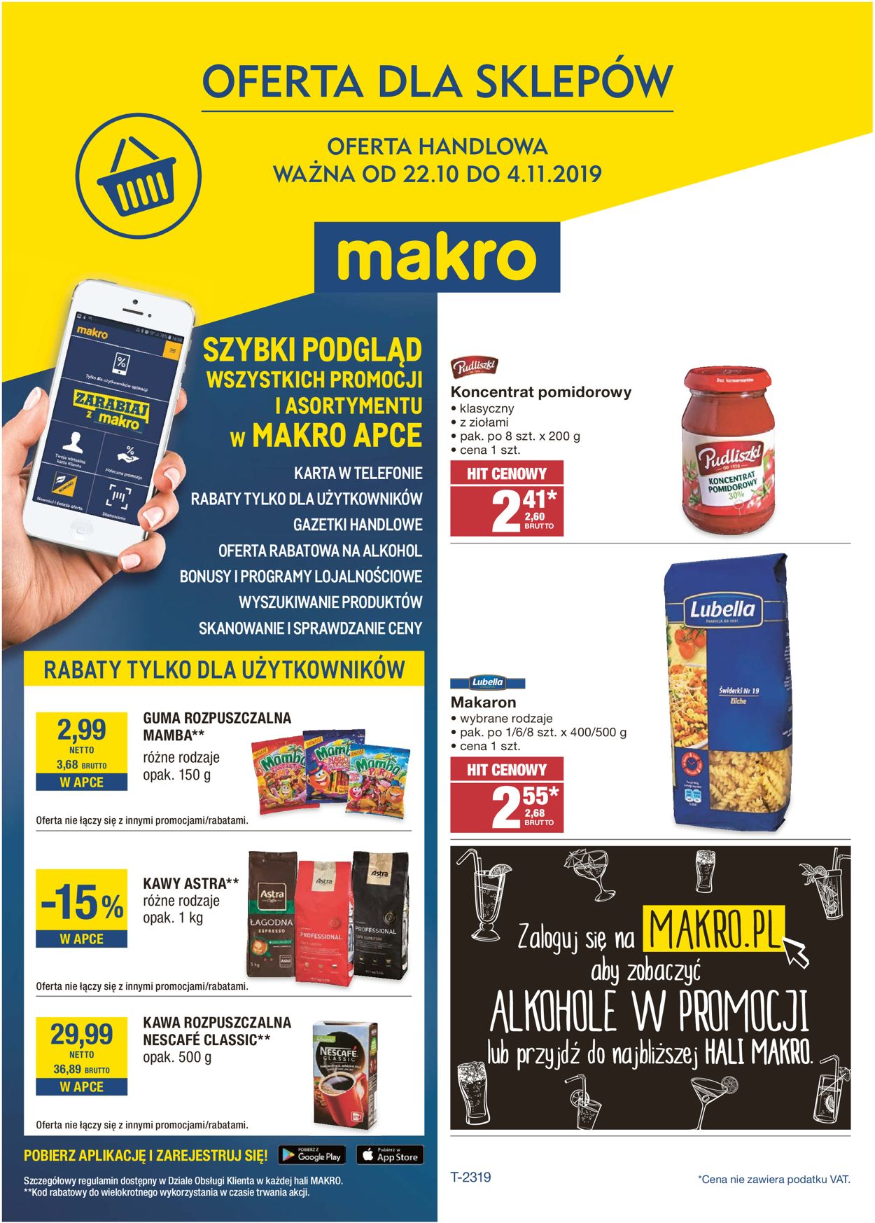 Gazetka promocyjna Makro - 22.10-04.11.2019