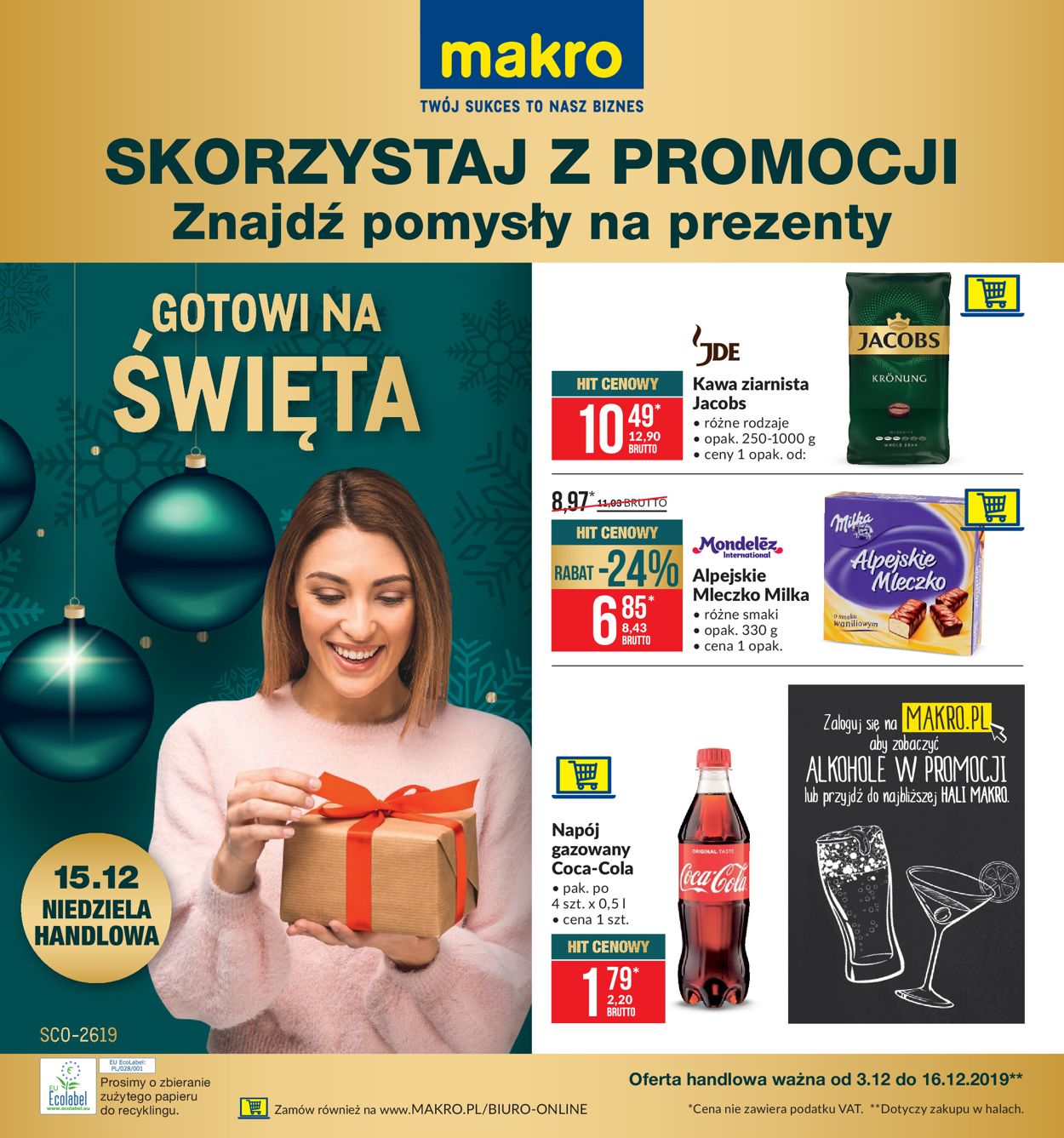 Gazetka promocyjna Makro - Gazetka Świąteczna 2019 - 03.12-16.12.2019