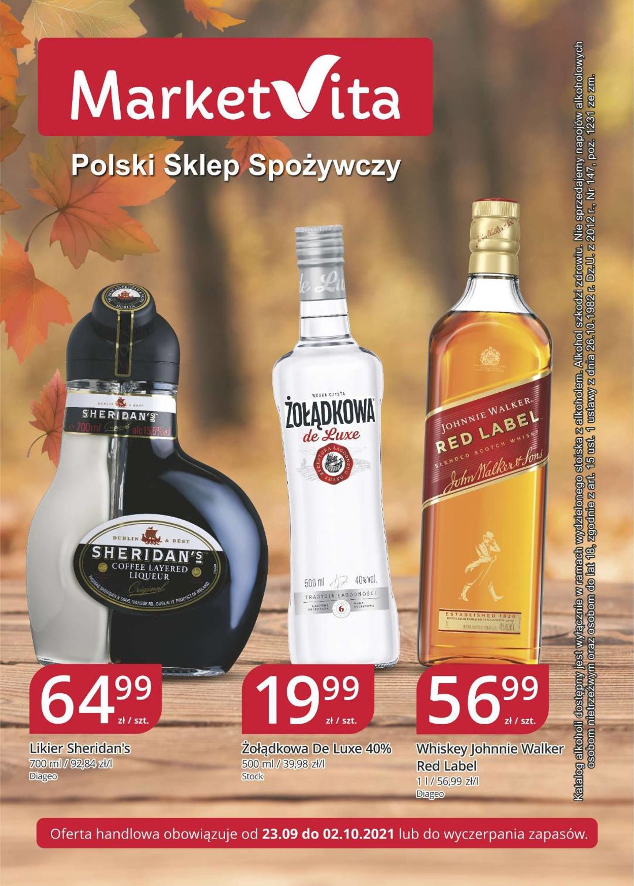 Gazetka promocyjna MarketVita - 23.09-02.10.2021