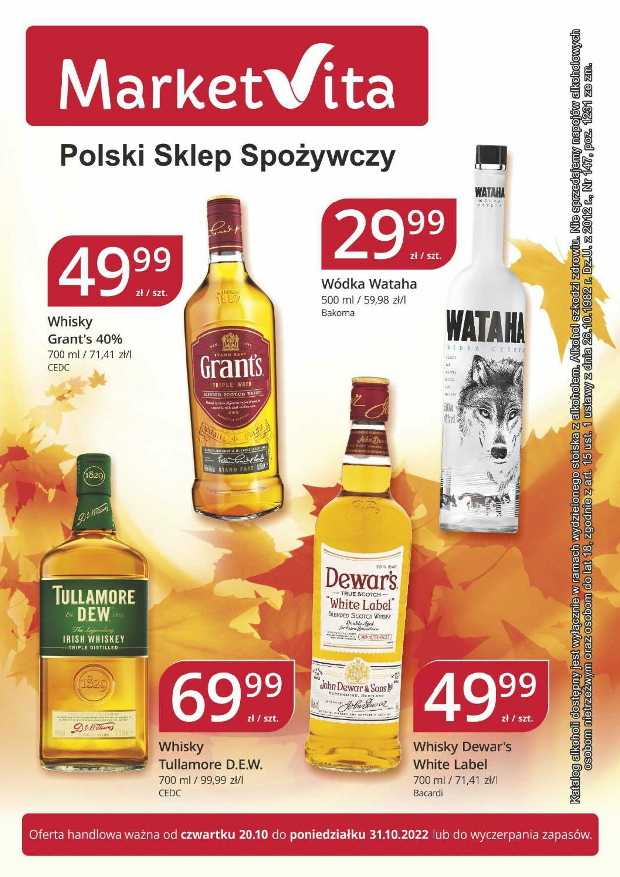 Gazetka promocyjna MarketVita - 20.10-31.10.2022